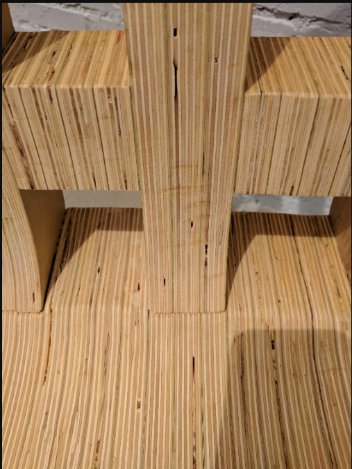 Mid Century Modern Style Custom Built Bentwood Chair