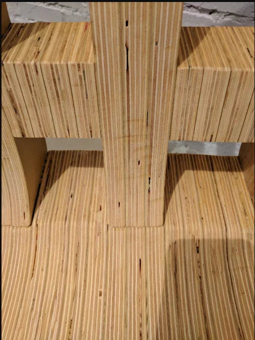 Mid Century Modern Style Custom Built Bentwood Chair