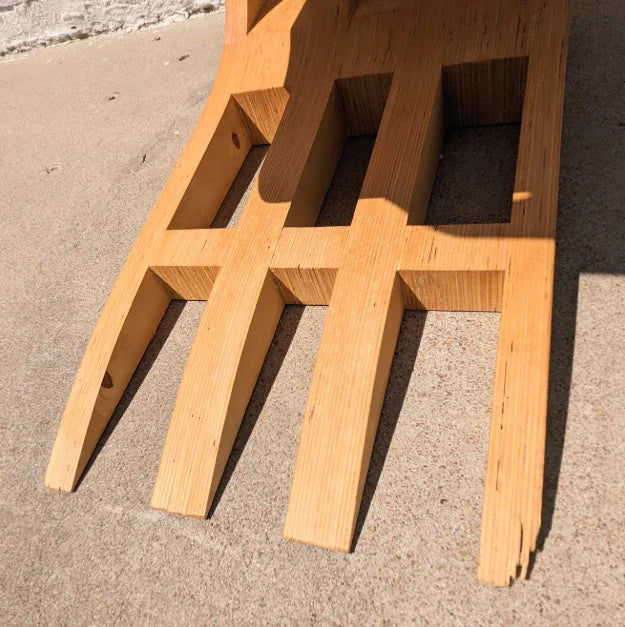 Mid Century Modern Style Custom Built Bentwood Chair