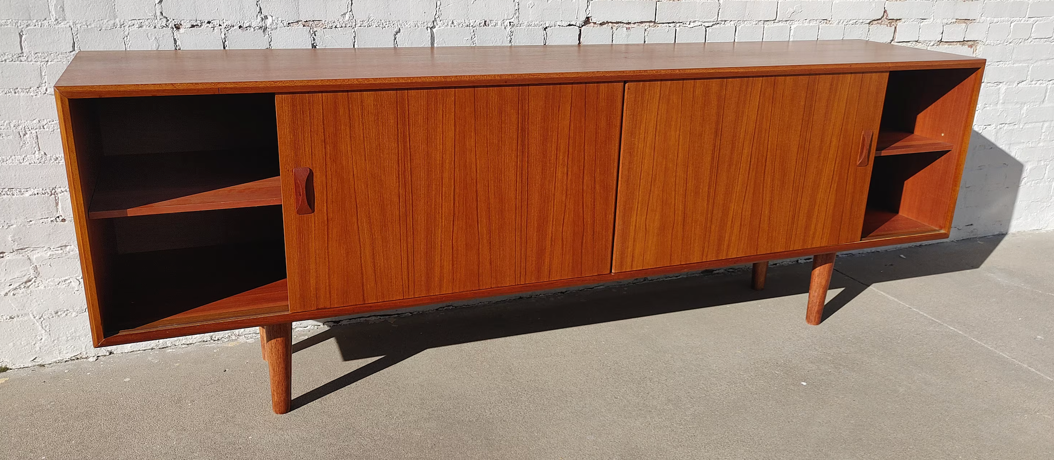 Mid Century Modern Danish Teak Credenza by Clausen and Son