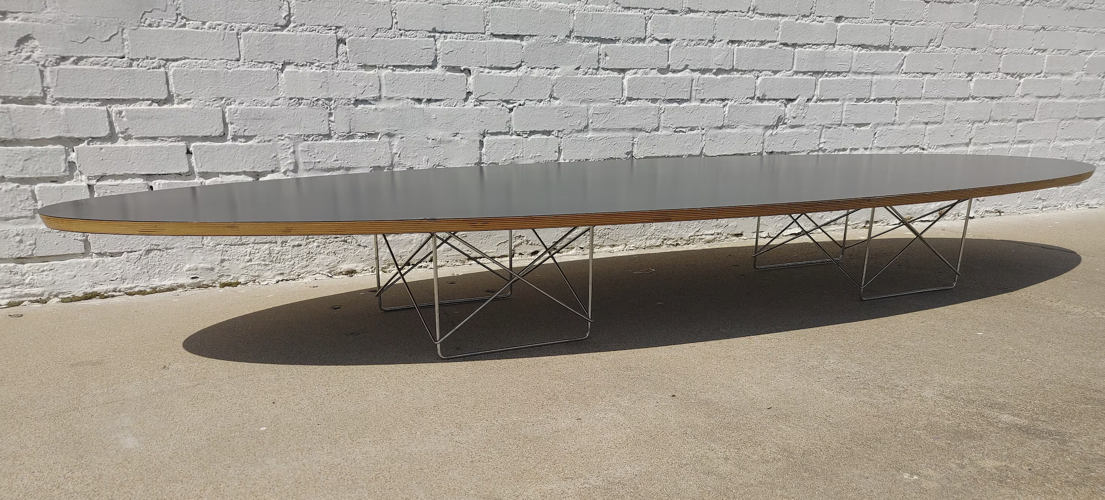 Mid Century Modern Herman Miller Elliptical Coffee Table