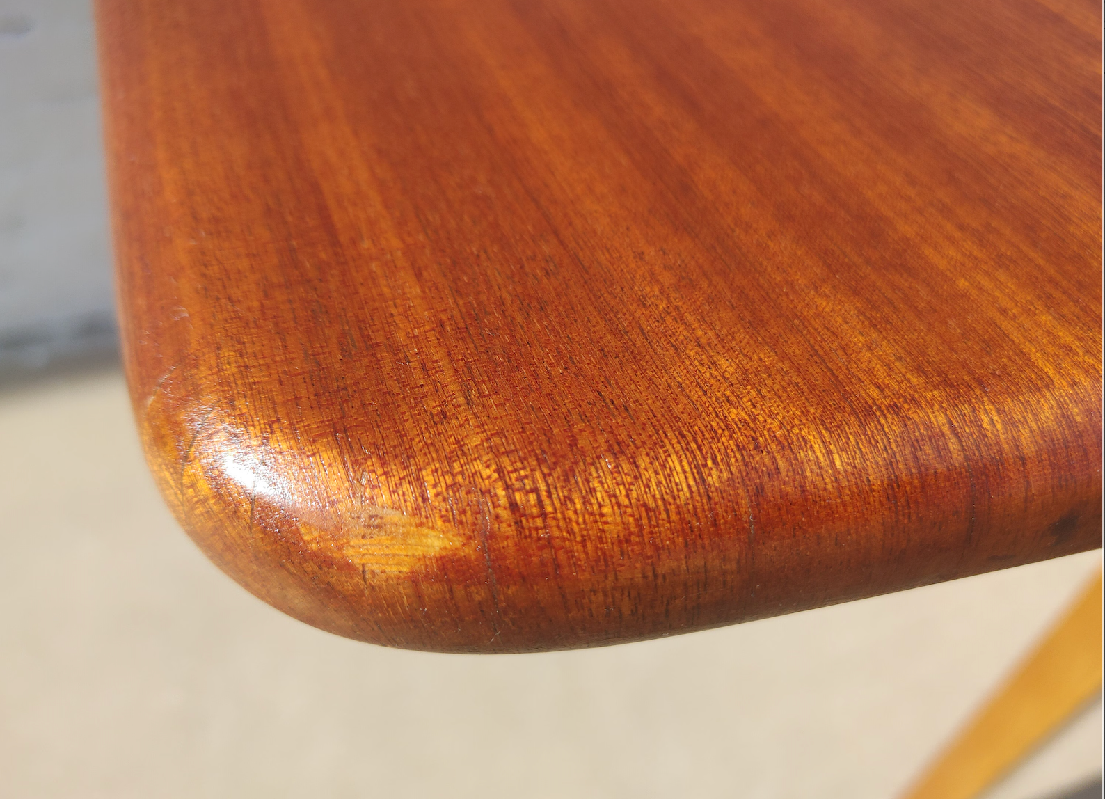 Mid Century Modern Teak Dining Table with Insert