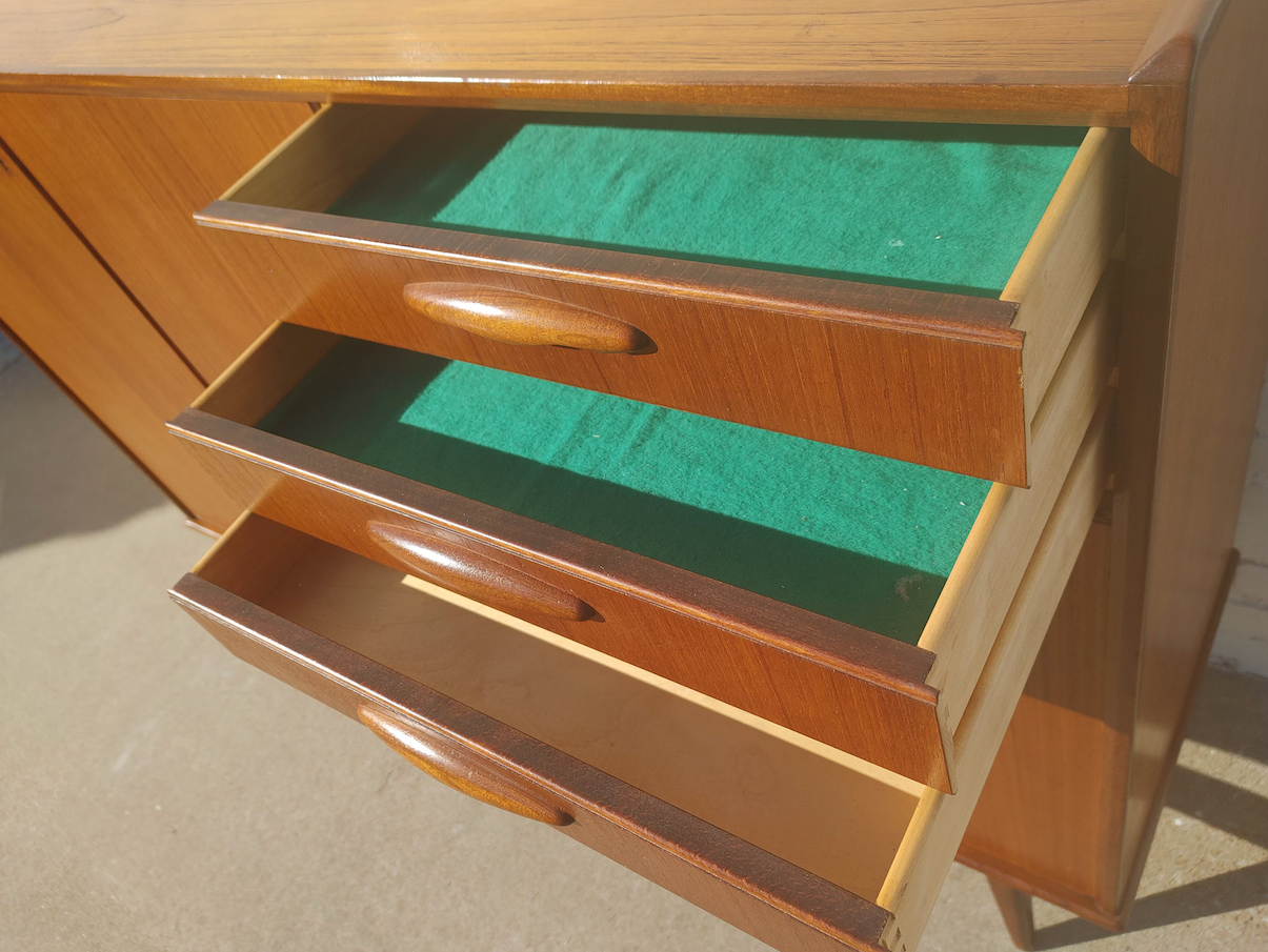 Mid Century Danish Modern Large Teak Cabinet
