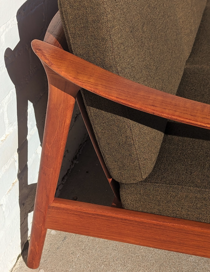 Mid Century Danish Modern Folke Ohlsson Sofa for Bodafors