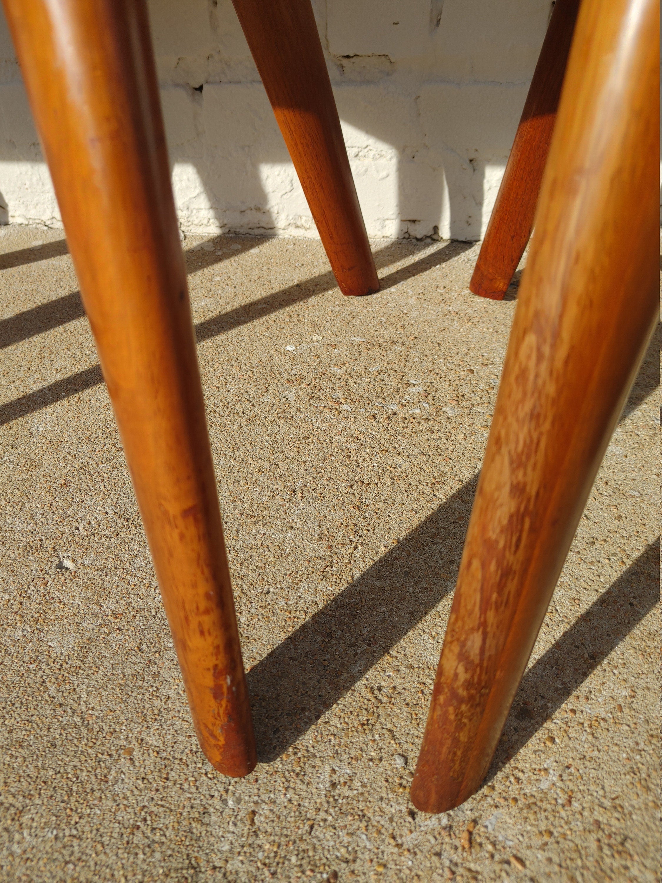 Mid Century Modern Solid Walnut Chairs by Bissman