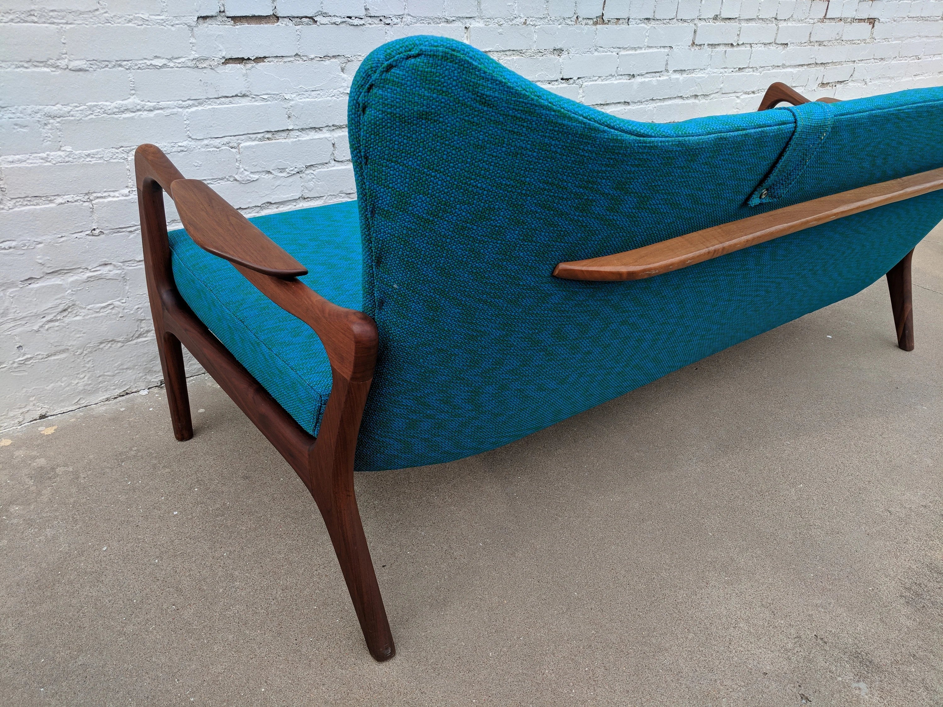 Mid Century Modern Adrian Pearsall Sculptura Sofa Loveseat