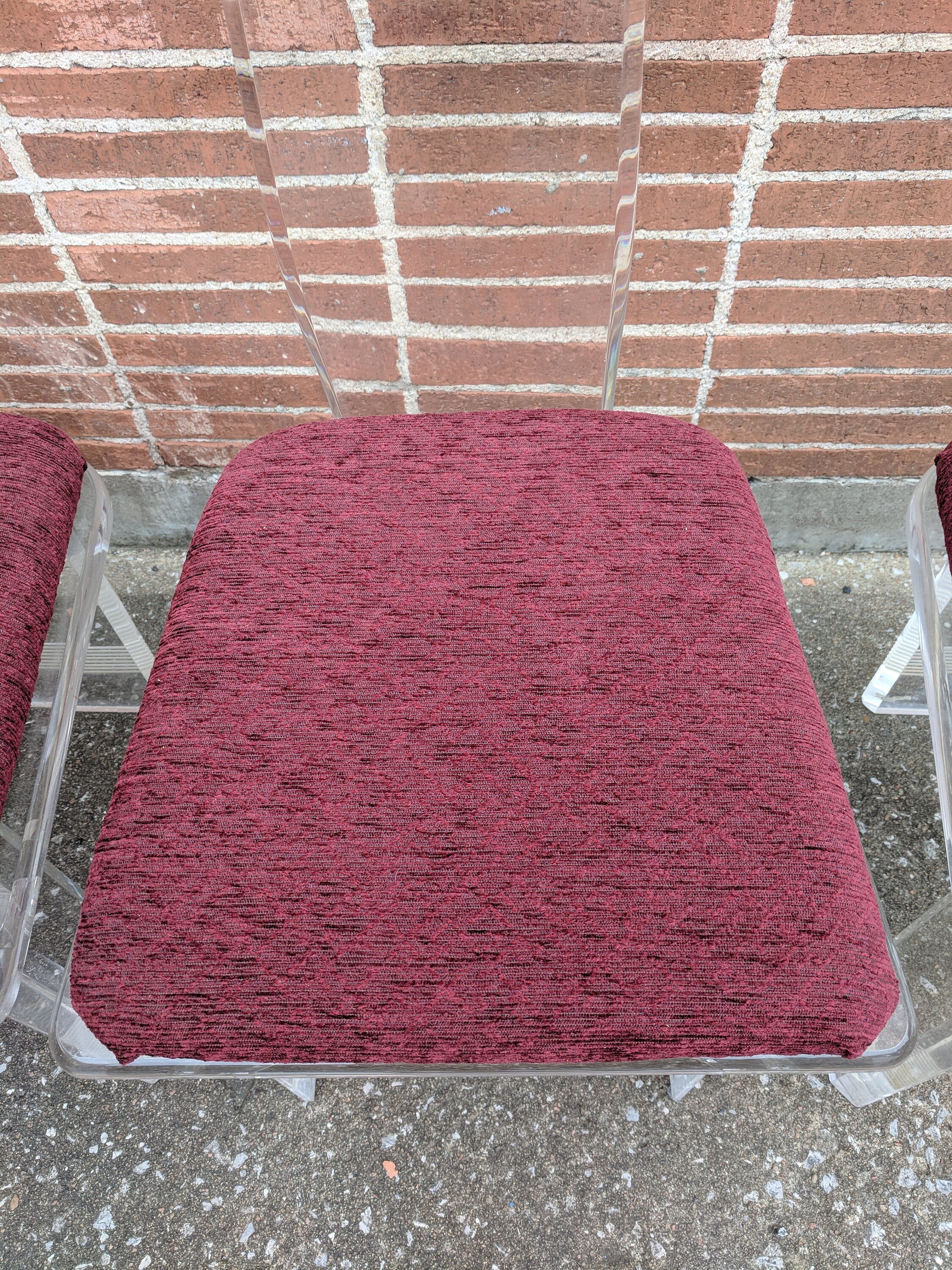 Mid Century Modern Acrylicore Lucite Dining Chairs