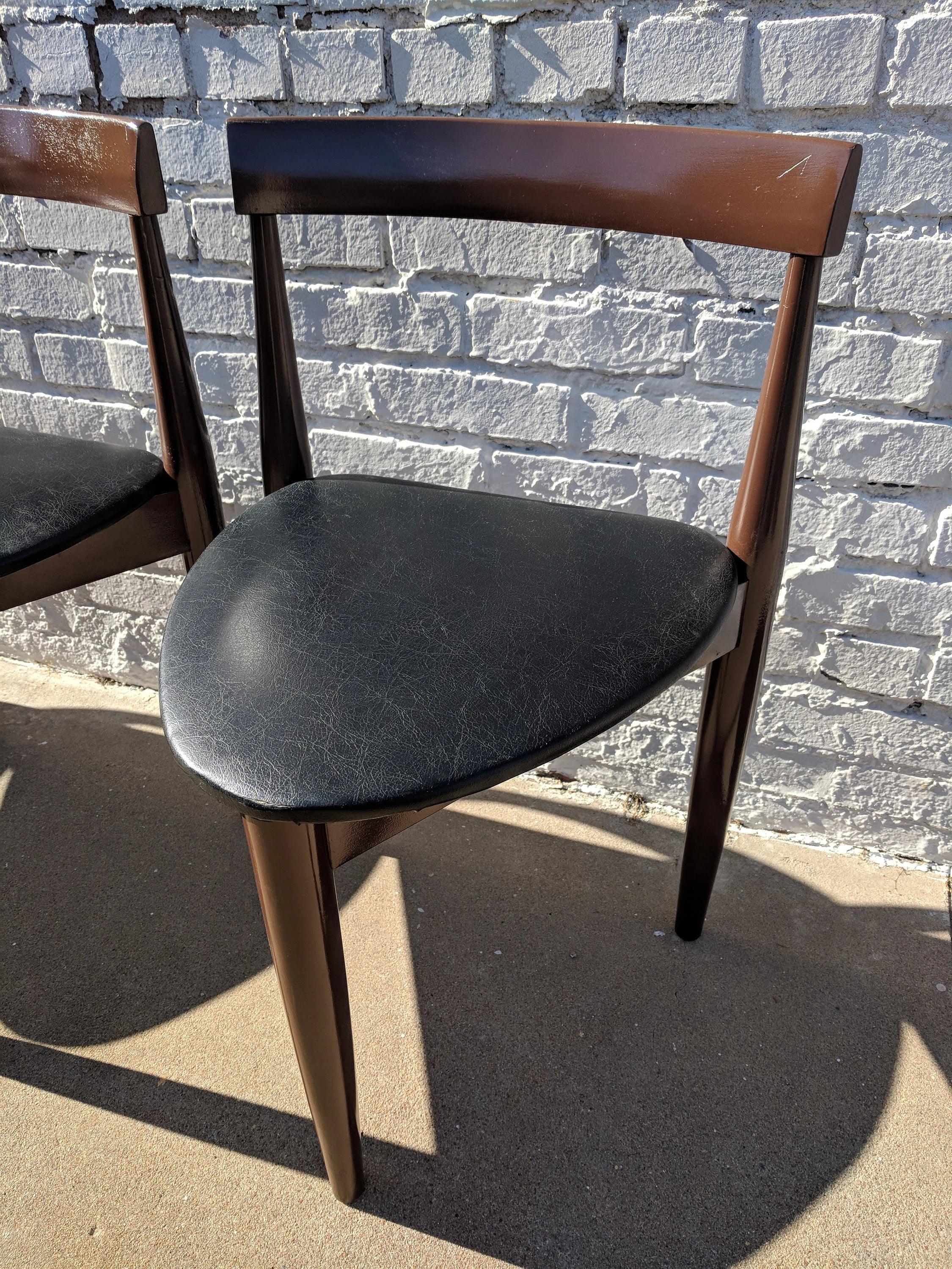 Mid Century Modern Diamond Dining Chairs