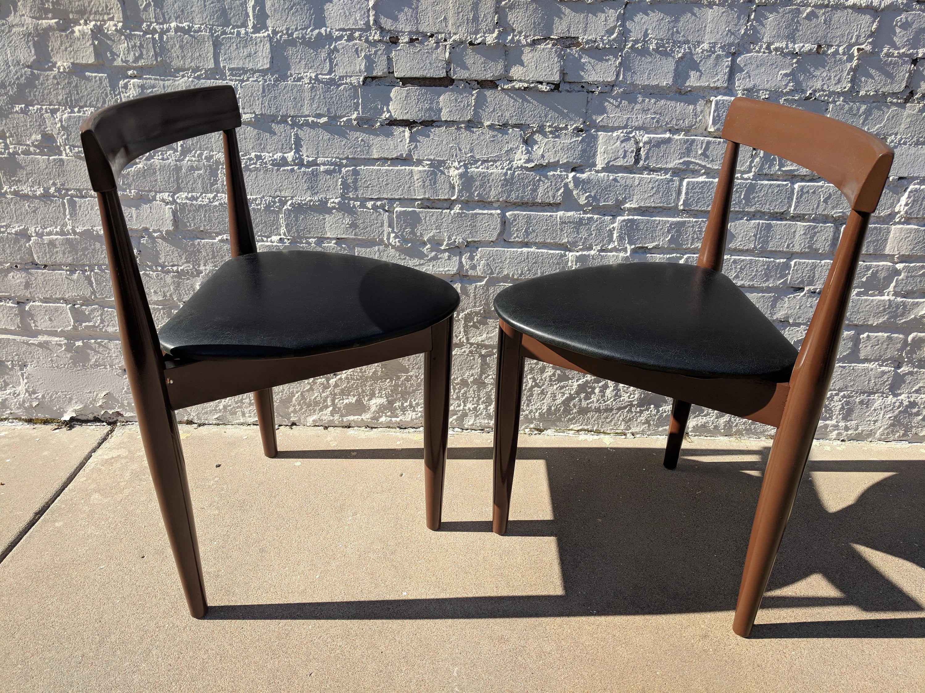 Mid Century Modern Diamond Dining Chairs