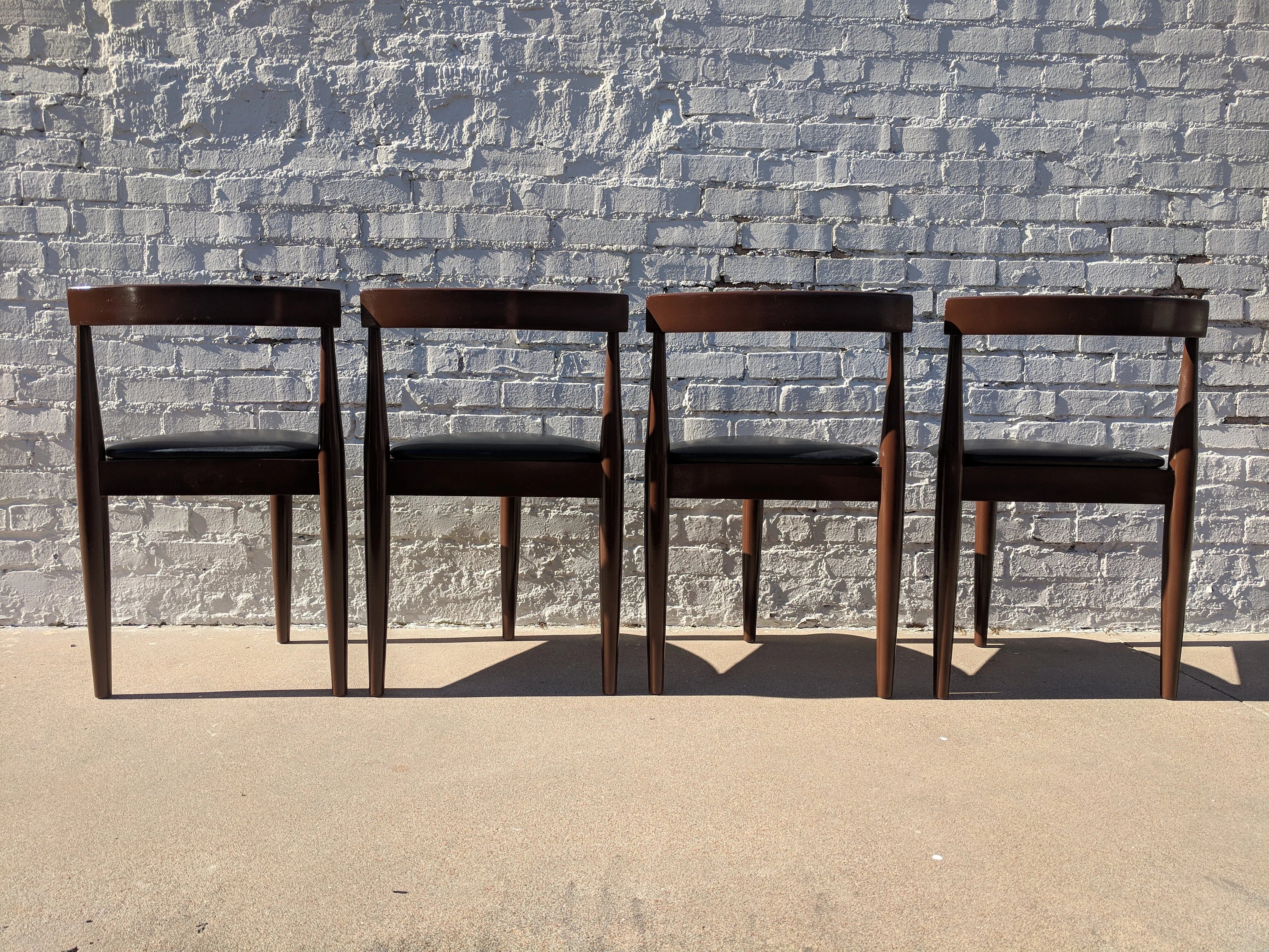 Mid Century Modern Diamond Dining Chairs