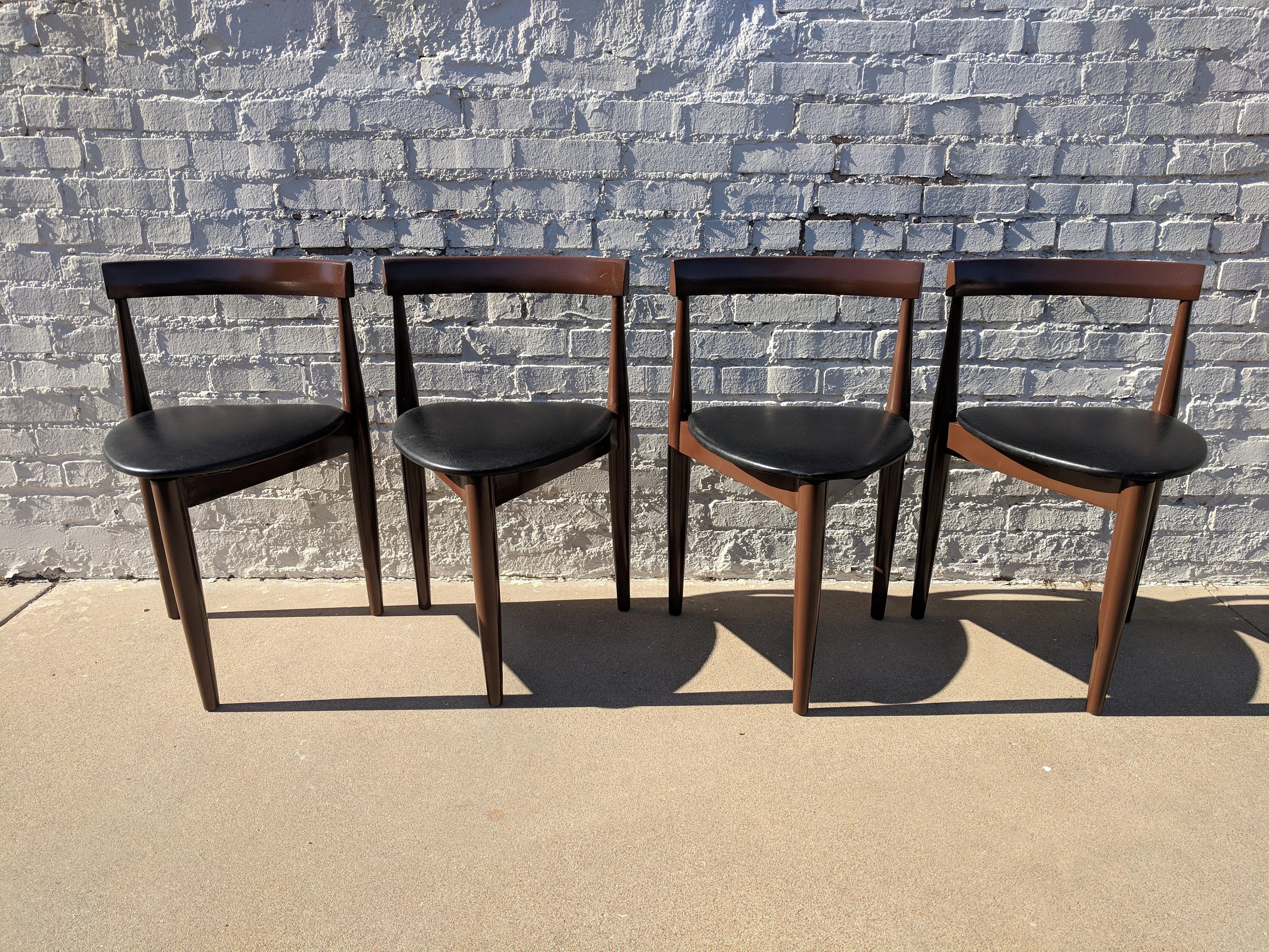 Mid Century Modern Diamond Dining Chairs