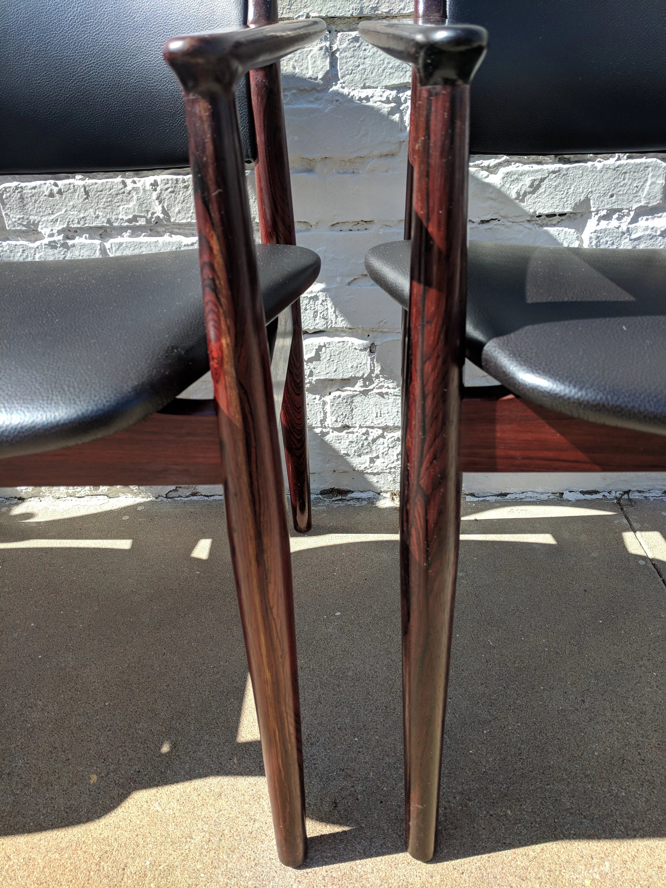 Mid Century Modern Arne Vodder Dining Table and Chairs