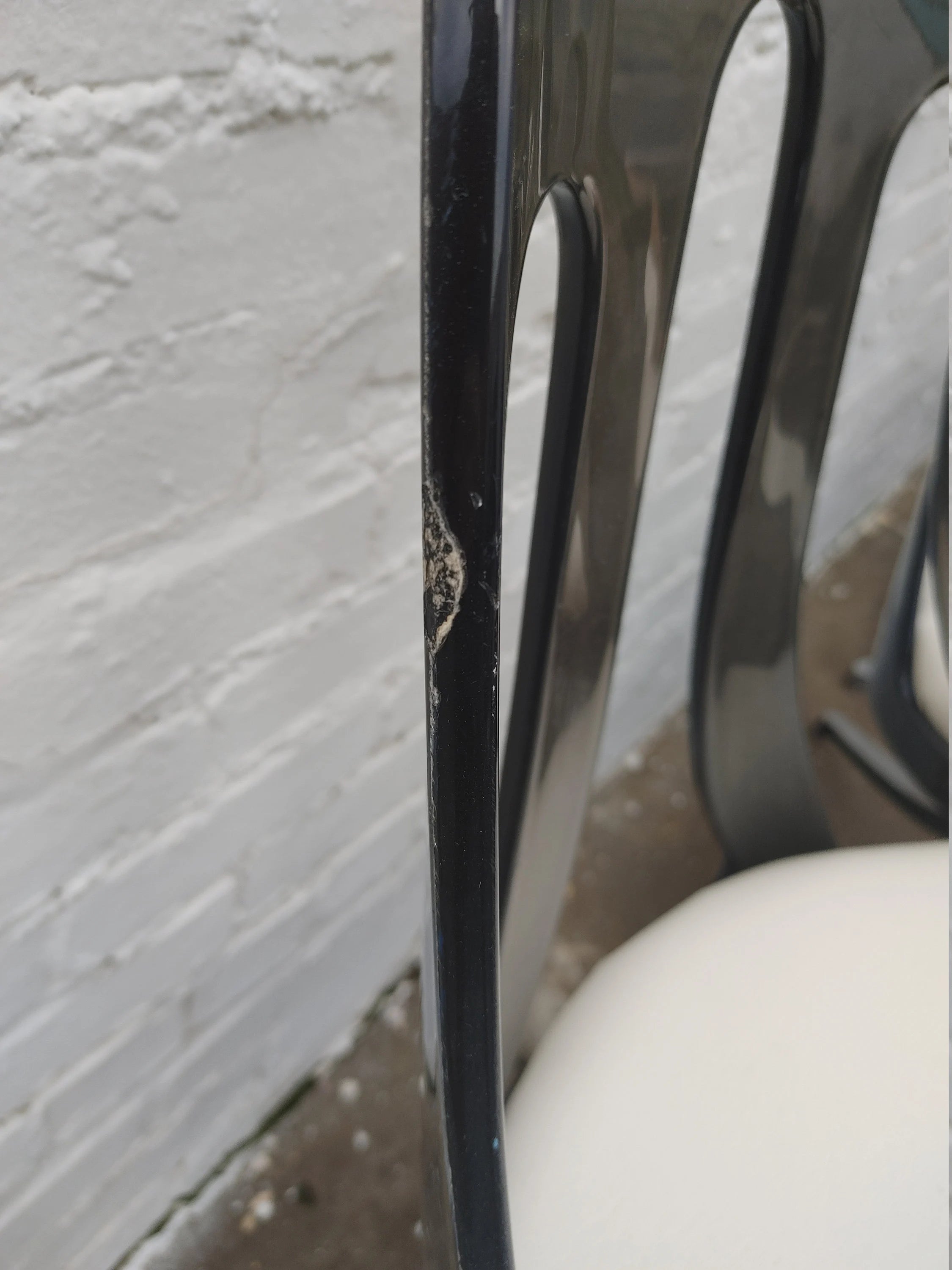 Mid Century Modern Lucite and Chrome Dining Chairs