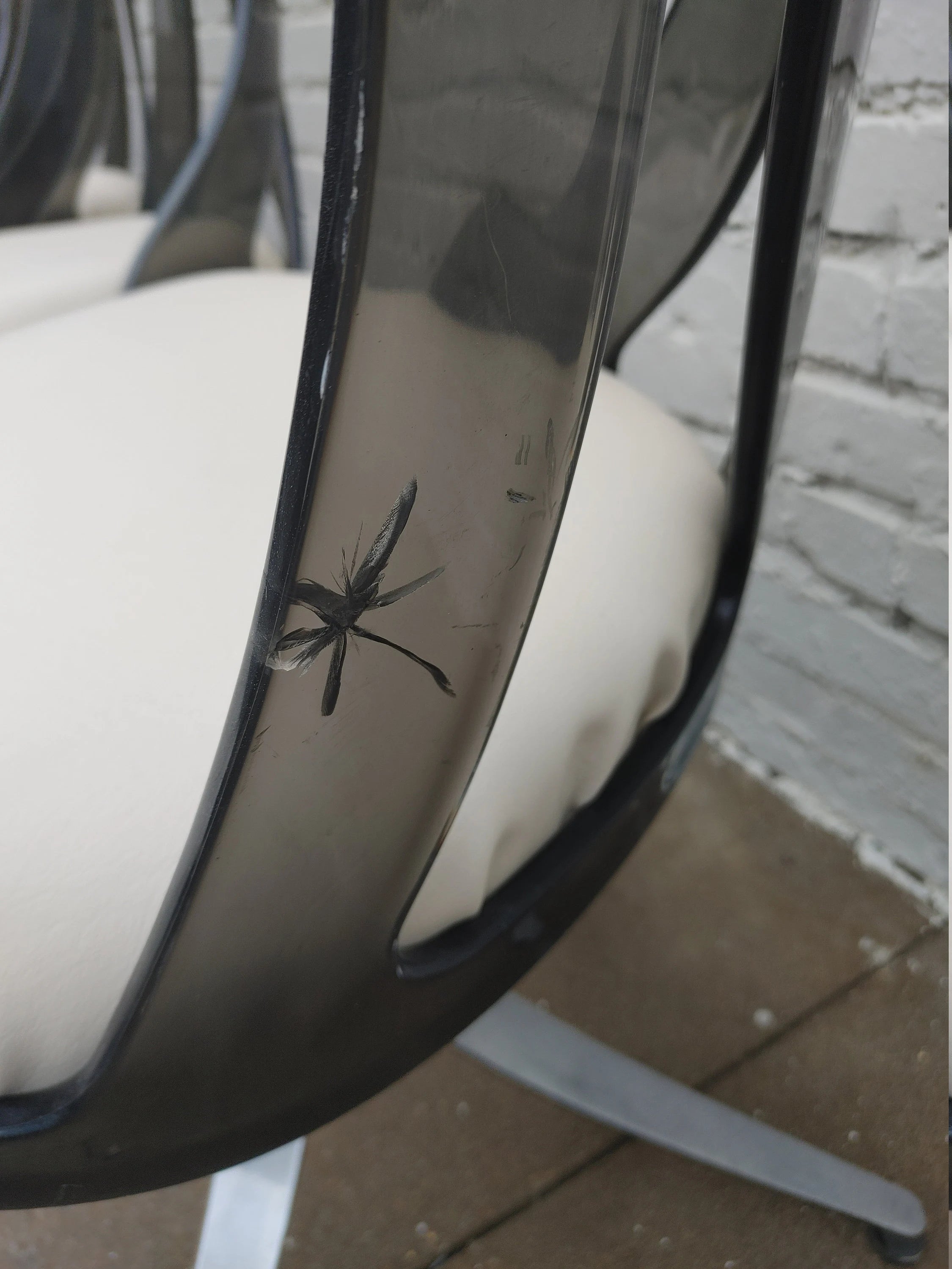Mid Century Modern Lucite and Chrome Dining Chairs