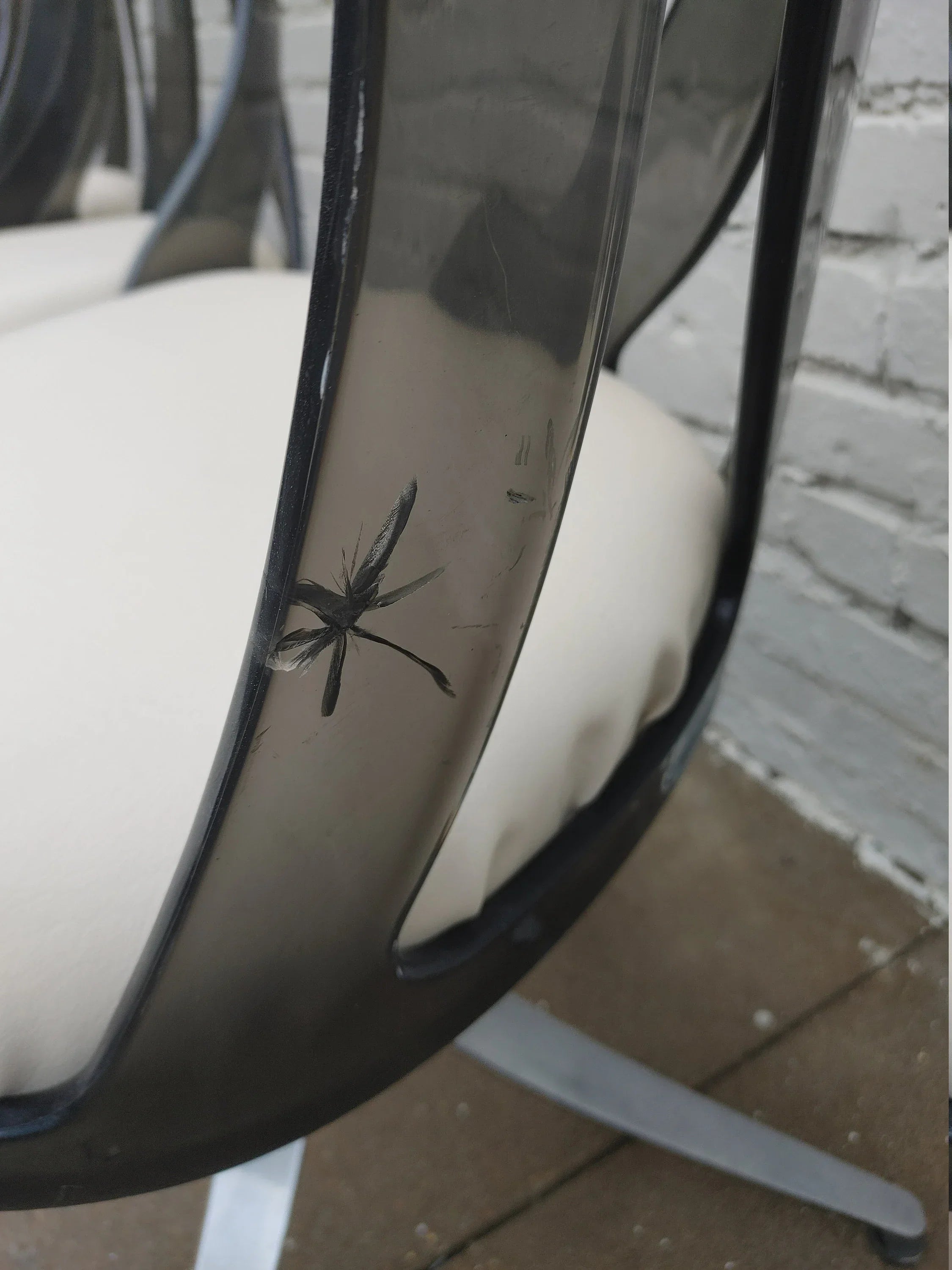 Mid Century Modern Lucite and Chrome Dining Chairs