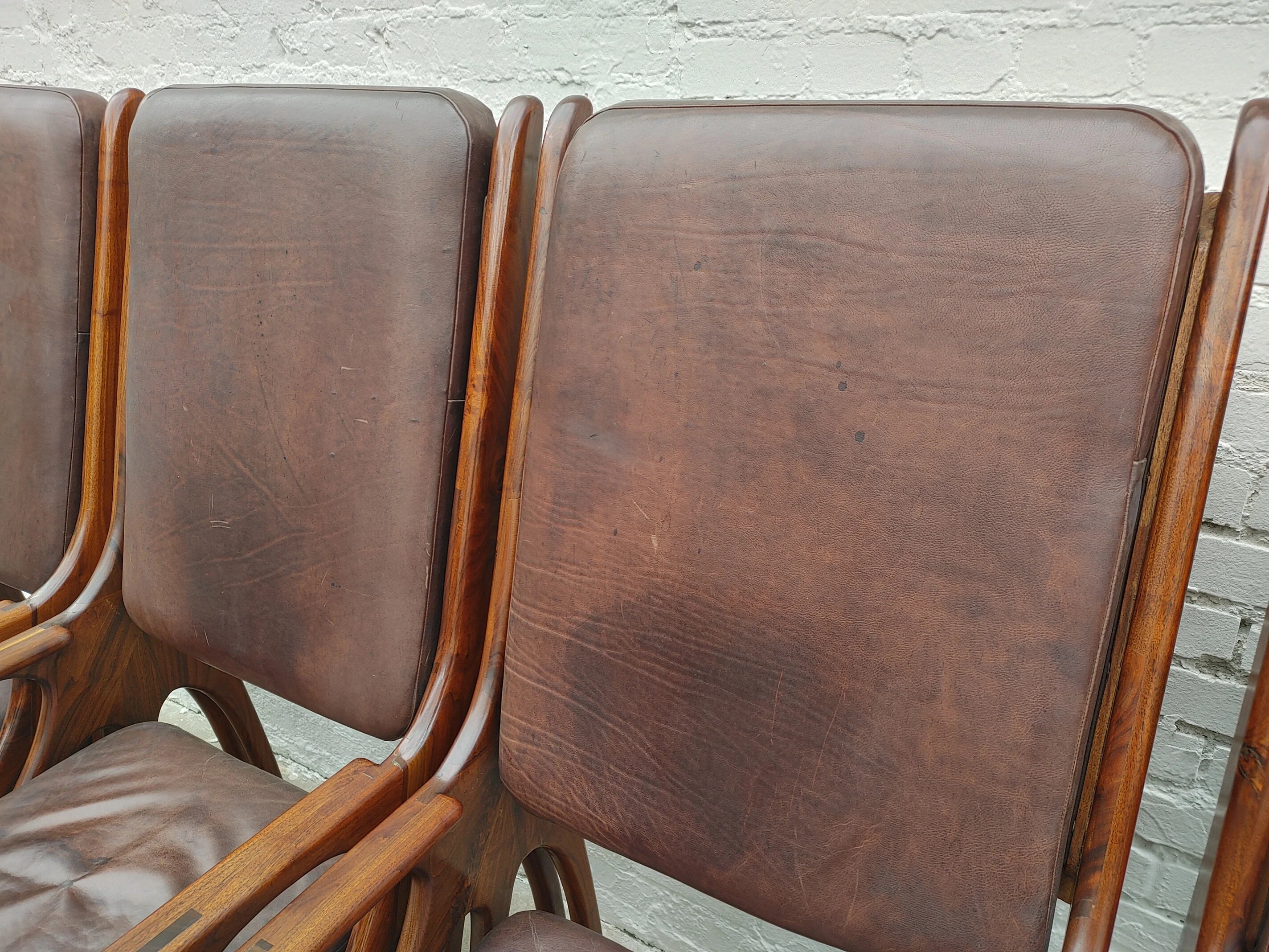 American Studio Craft Wendell Castle Inspired Chairs Set of Four