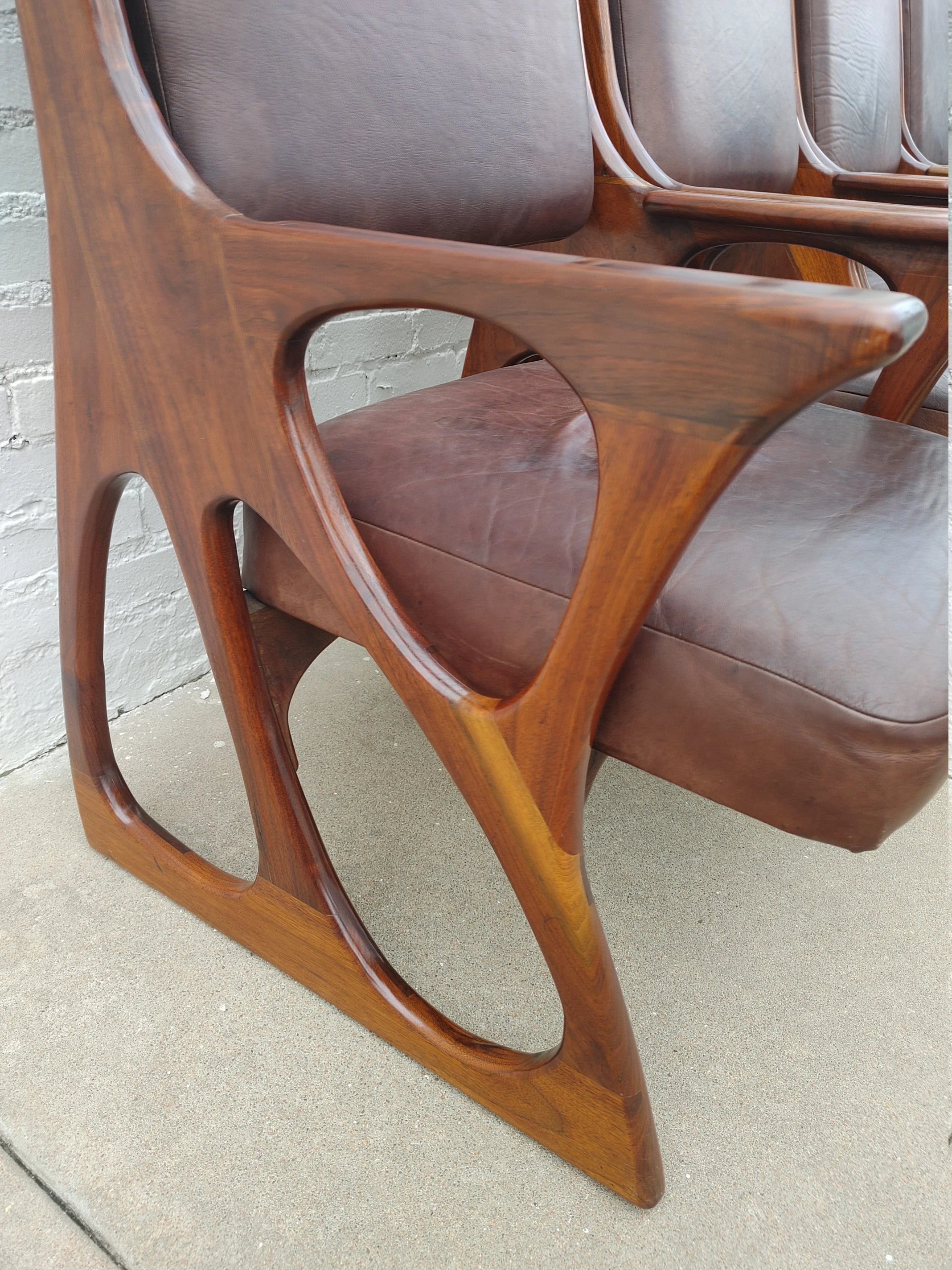 American Studio Craft Wendell Castle Inspired Chairs Set of Four