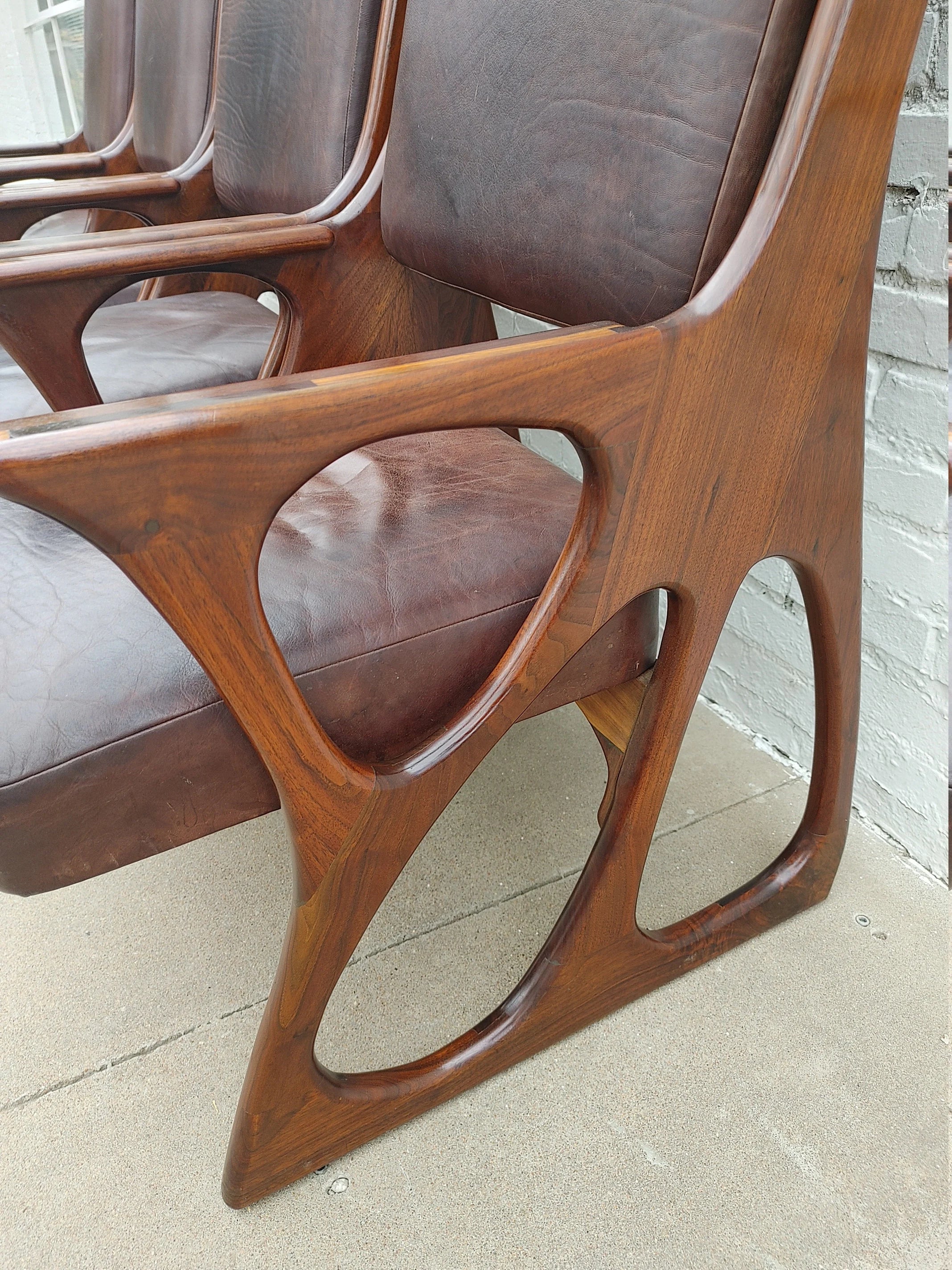 American Studio Craft Wendell Castle Inspired Chairs Set of Four