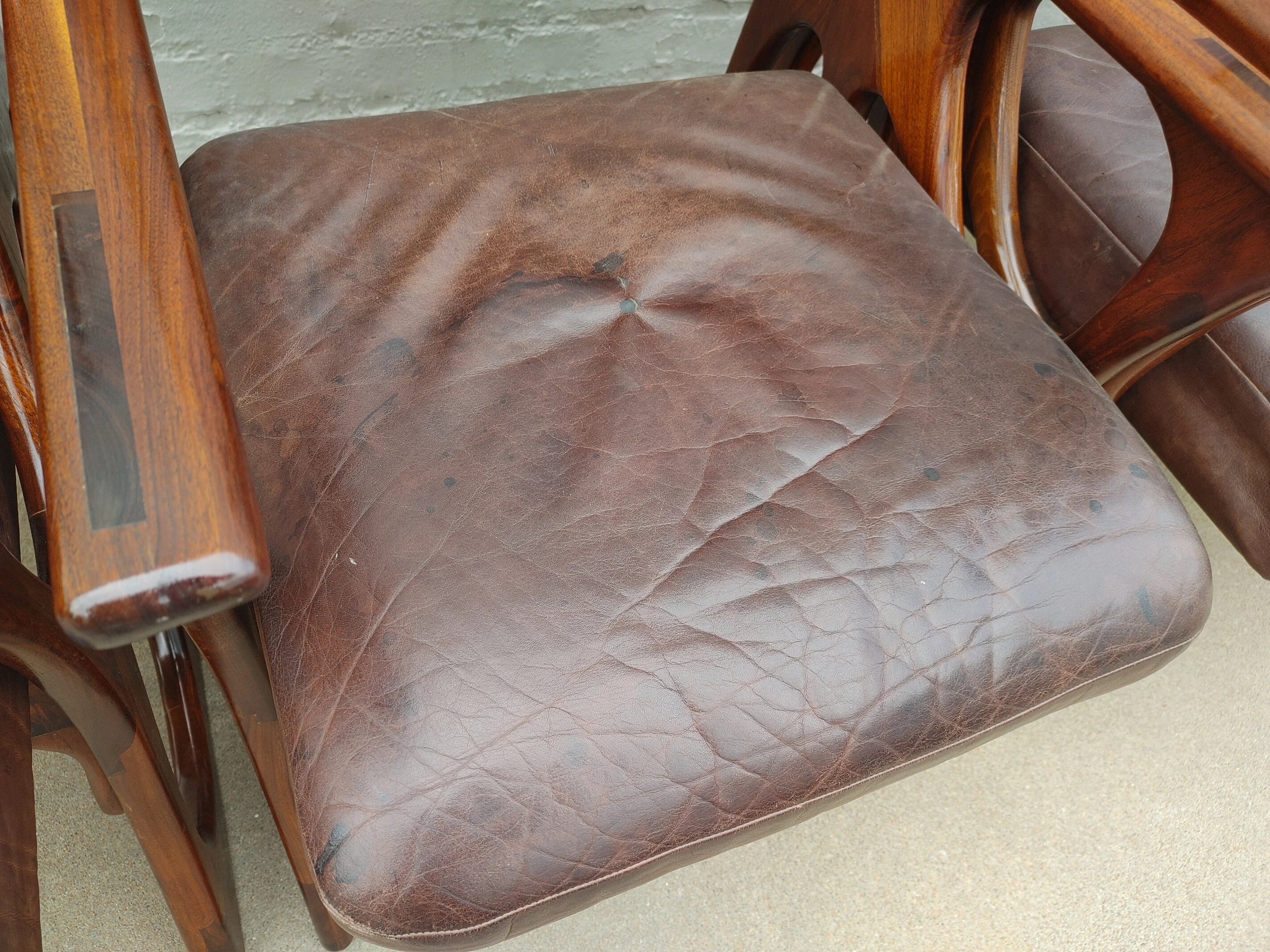 American Studio Craft Wendell Castle Inspired Chairs Set of Four
