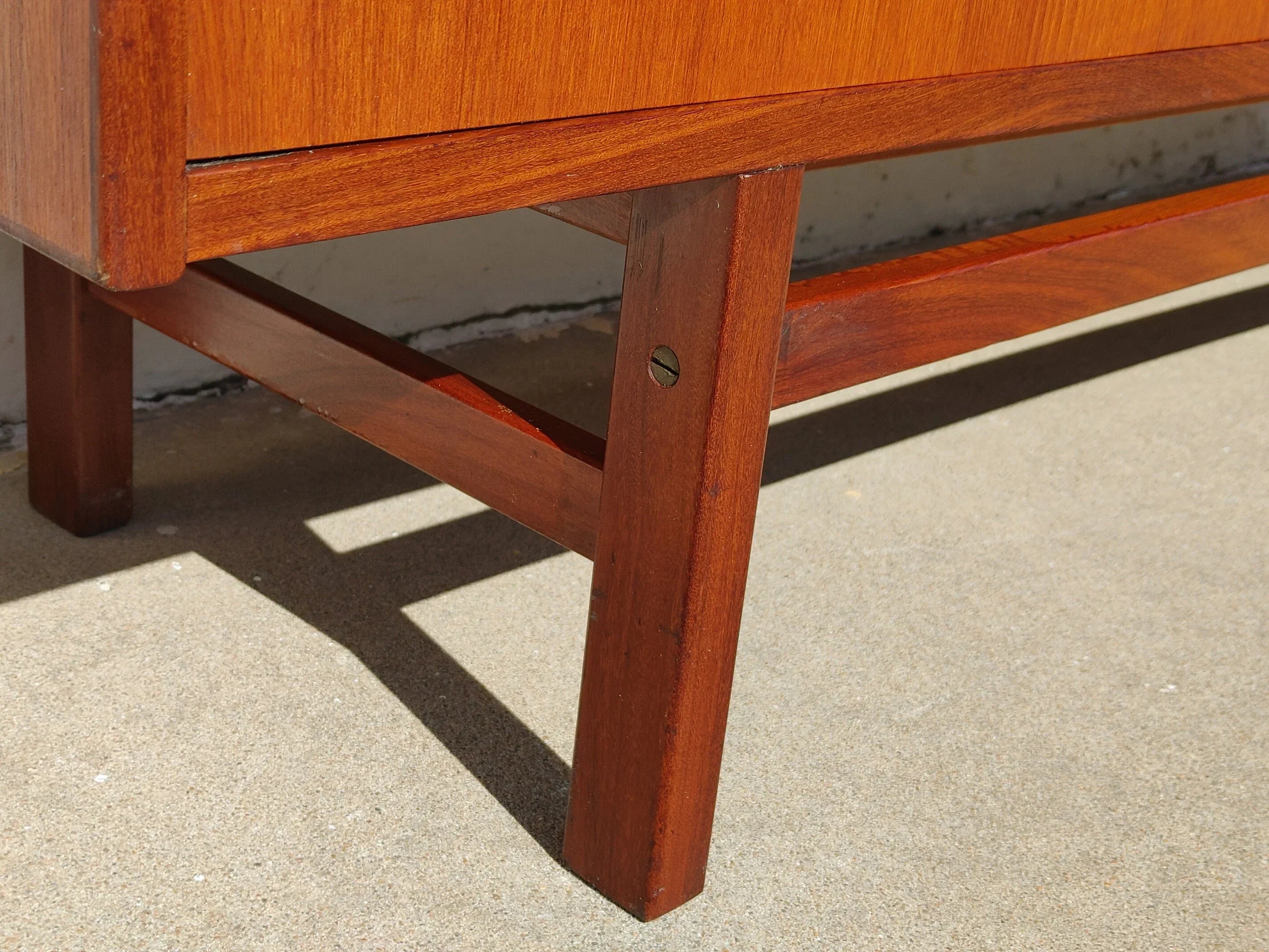 Mid Century Modern Danish Inspired Teak Cabinet