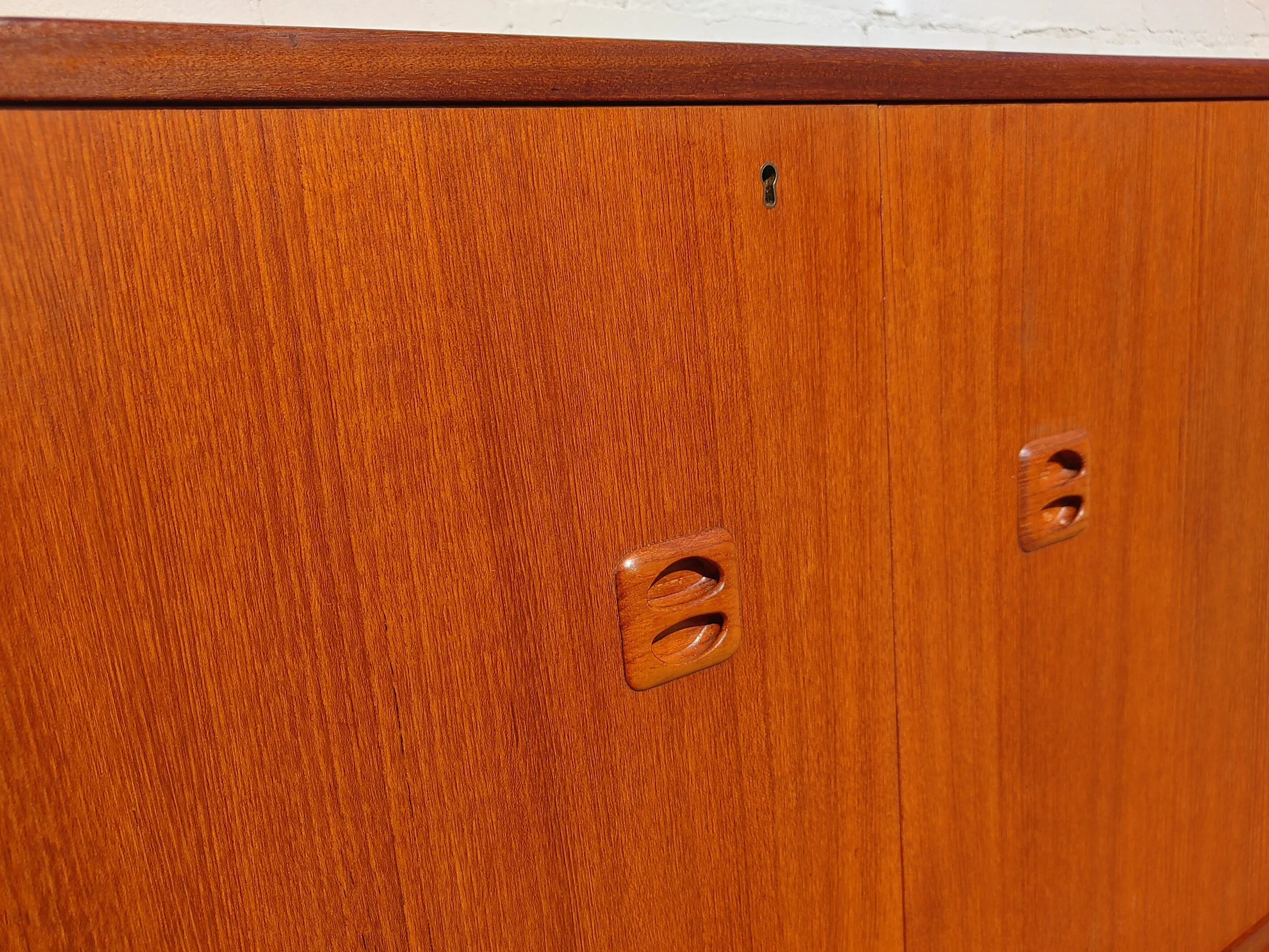 Mid Century Modern Danish Inspired Teak Cabinet