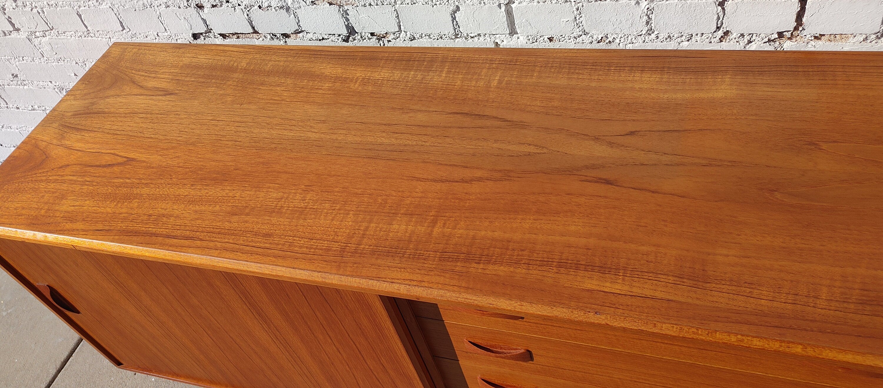 Mid Century Modern Danish Teak Credenza by Clausen and Son