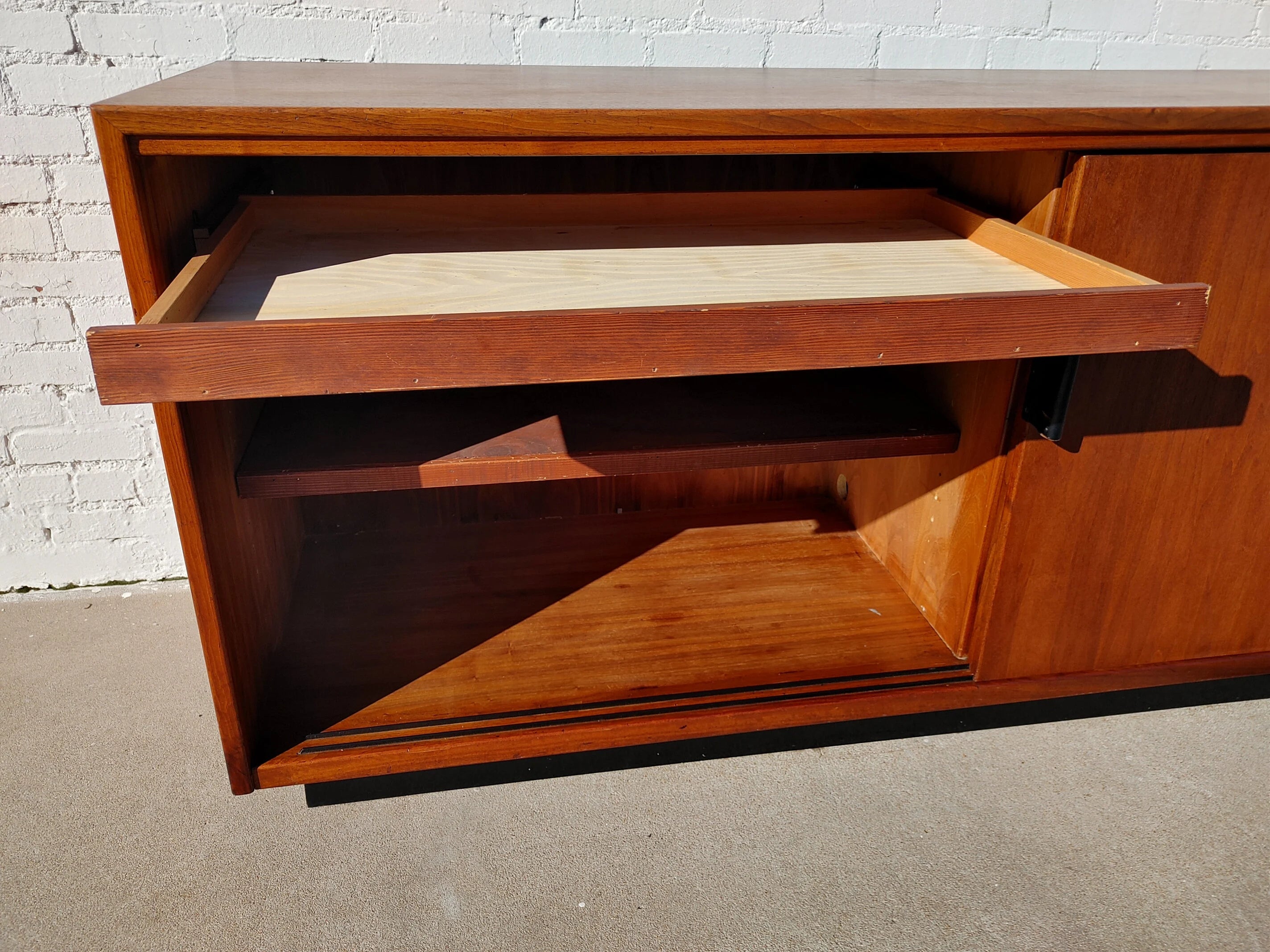Mid Century Modern Danish Inspired Teak Credenza
