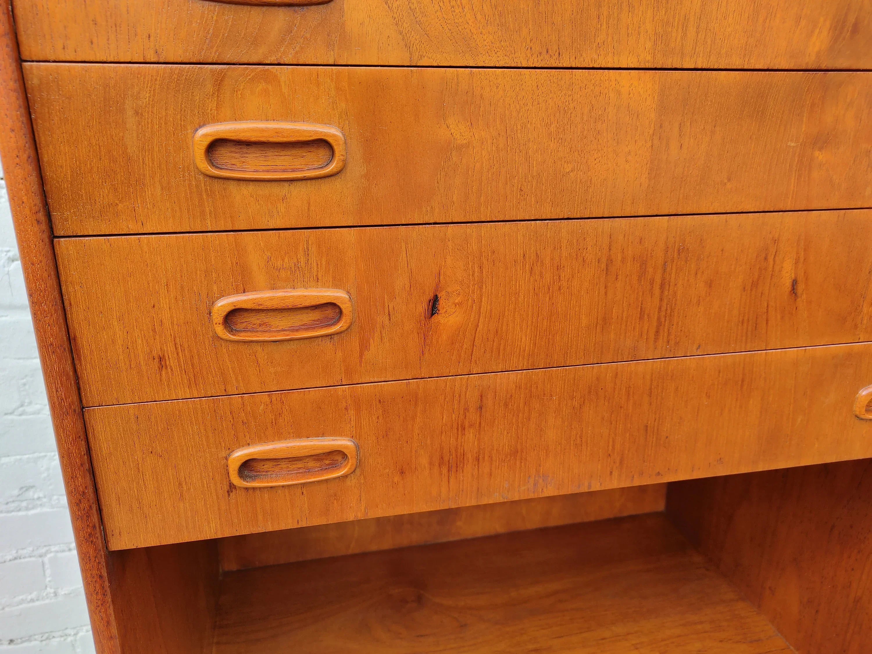 Mid Century Modern Danish Inspired Teak Cabinet