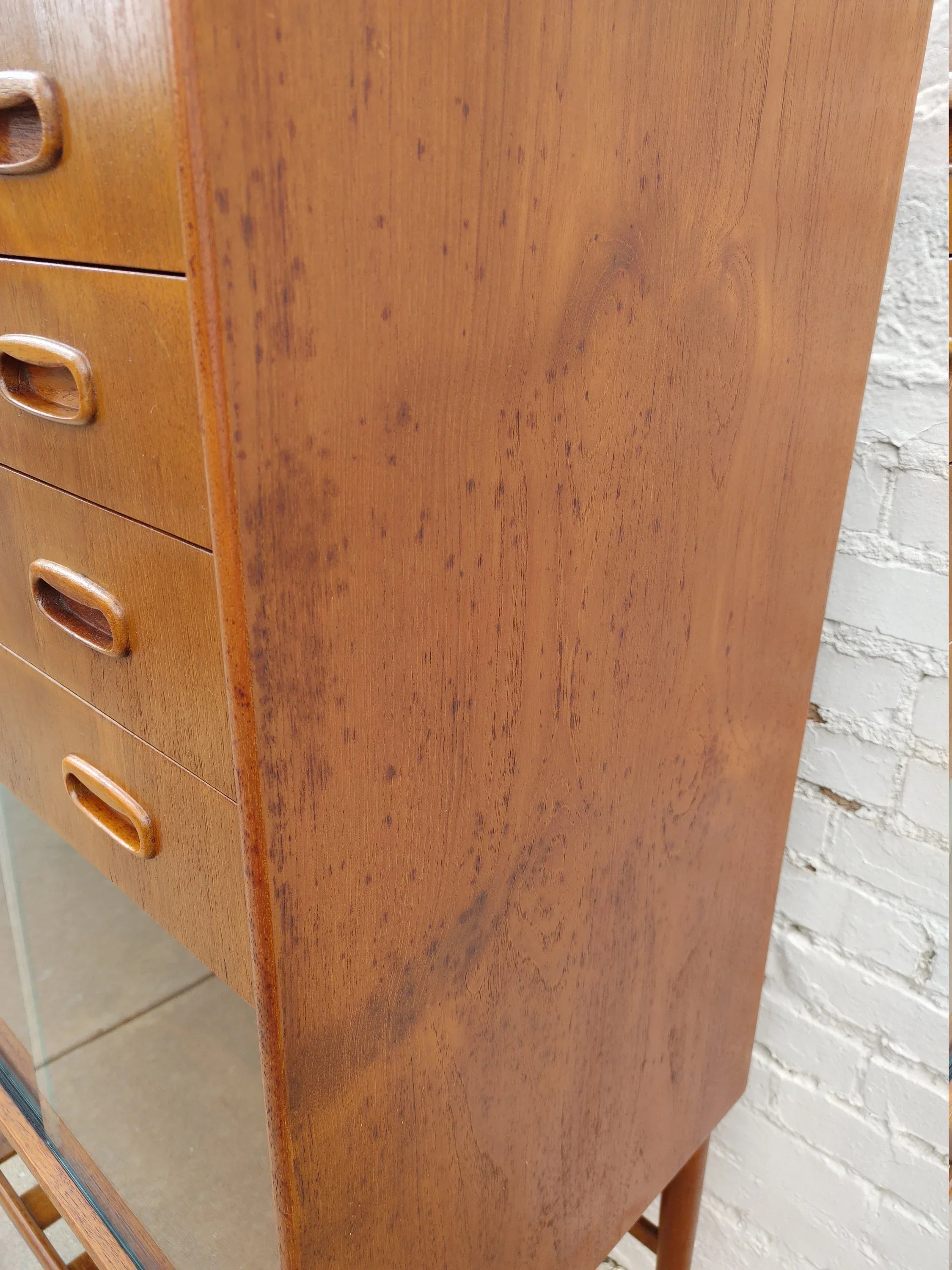 Mid Century Modern Danish Inspired Teak Cabinet