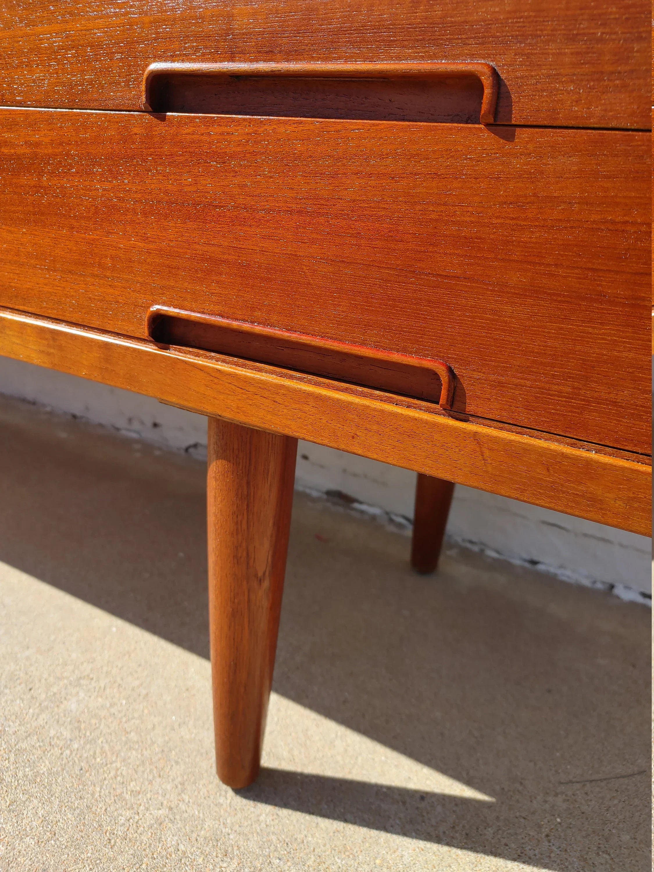 Mid Century Modern Swedish Teak Credenza Attributed to Troeds