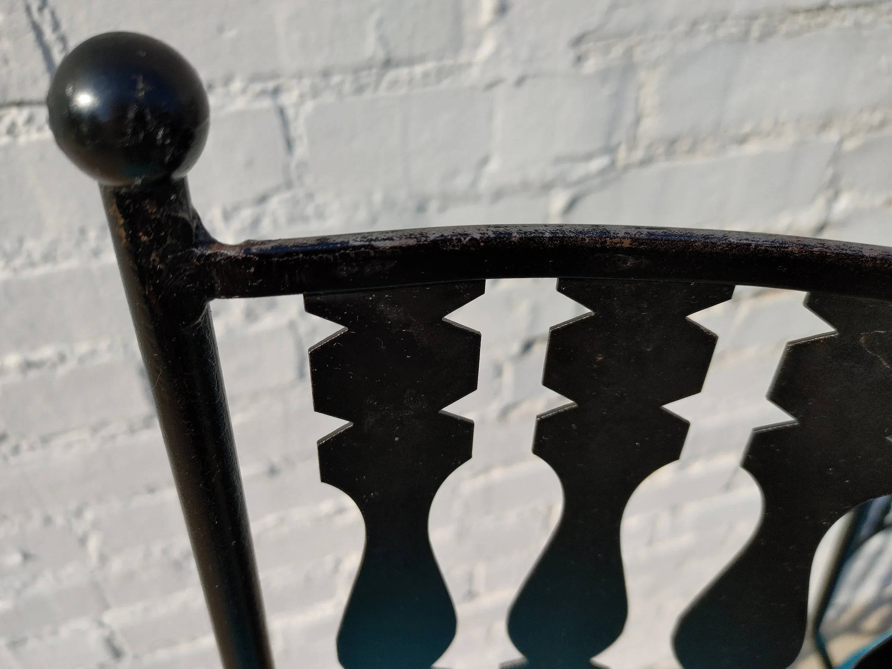 Mid Century Modern Umanoff Iron Chair Set