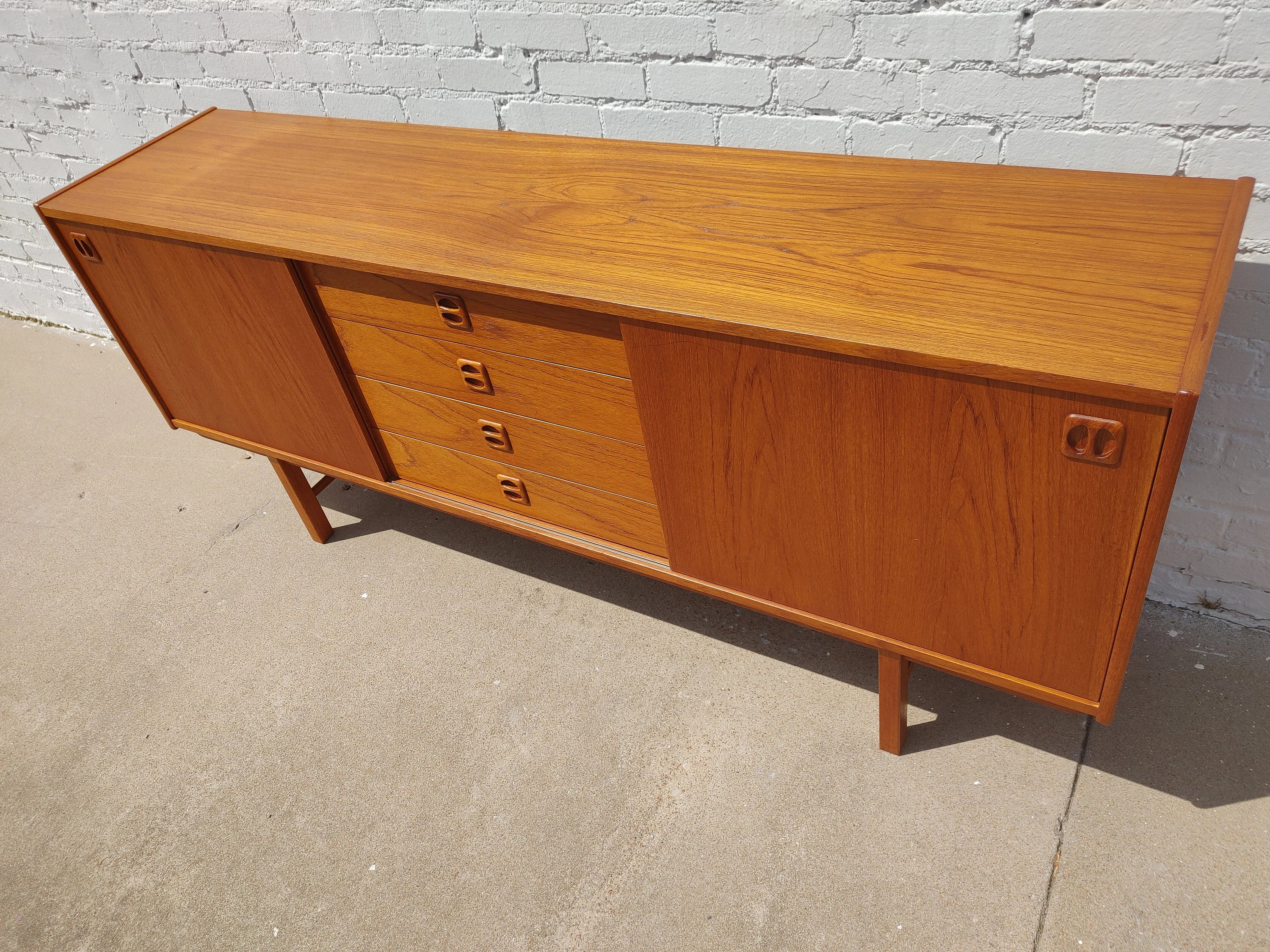 Mid Century Modern Scandinavian Teak Credenza