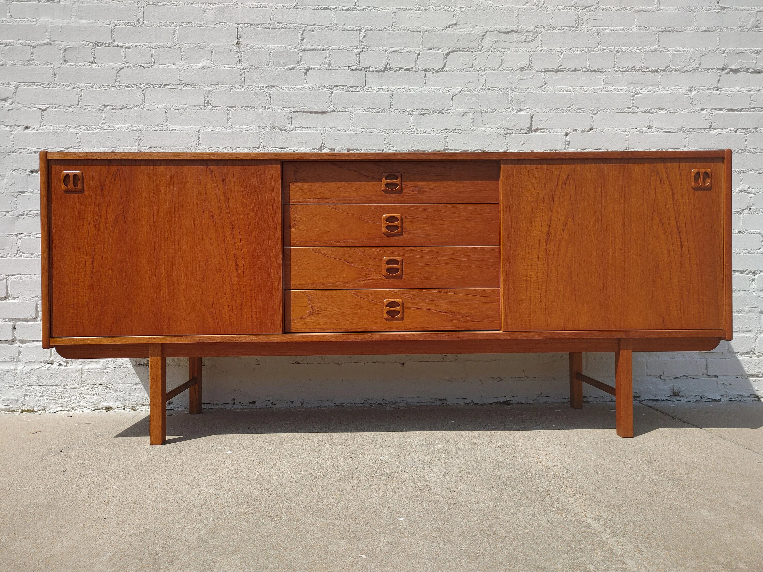 Mid Century Modern Scandinavian Teak Credenza