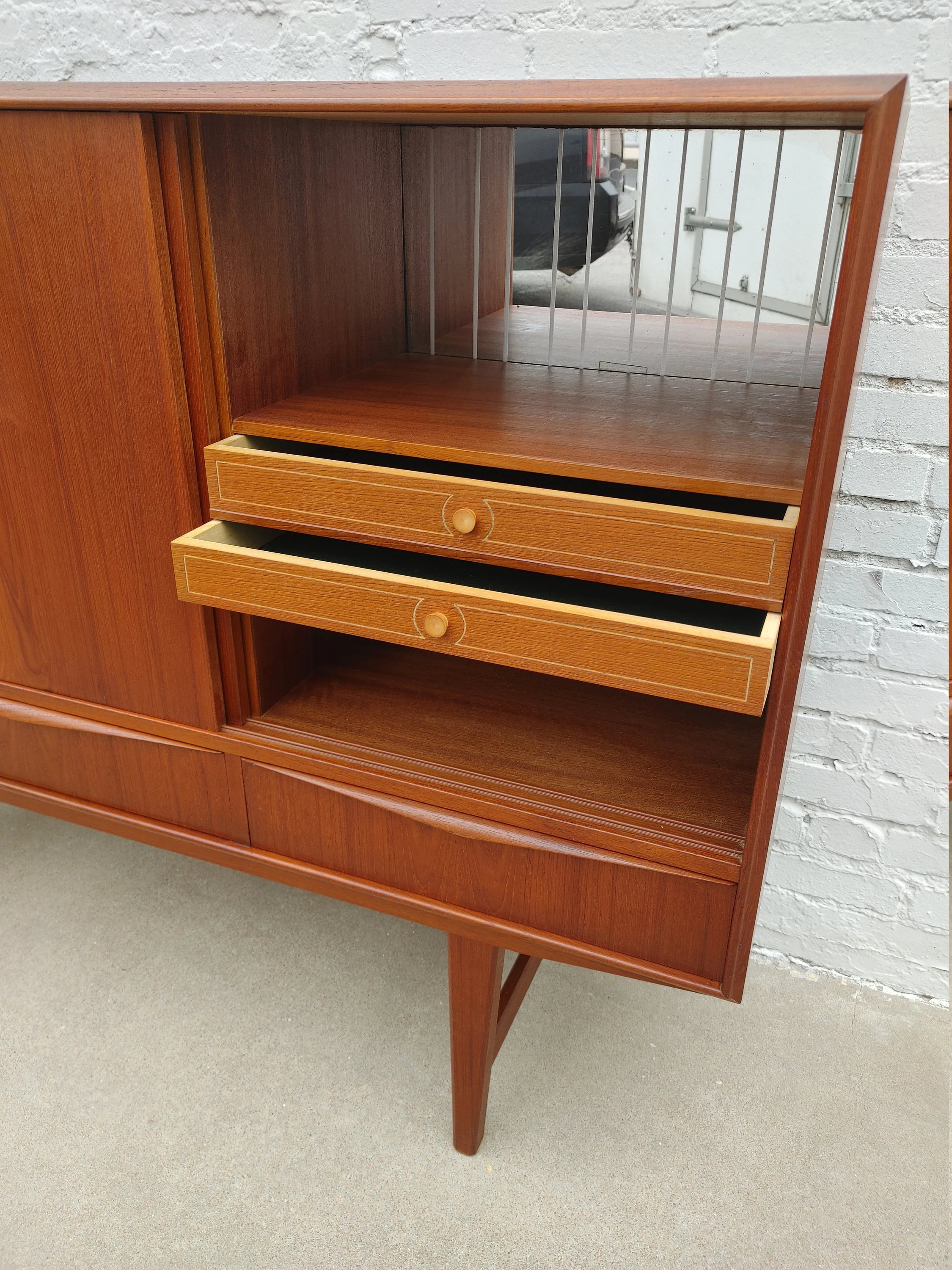 Mid Century Modern Clausen and Son Teak Credenza