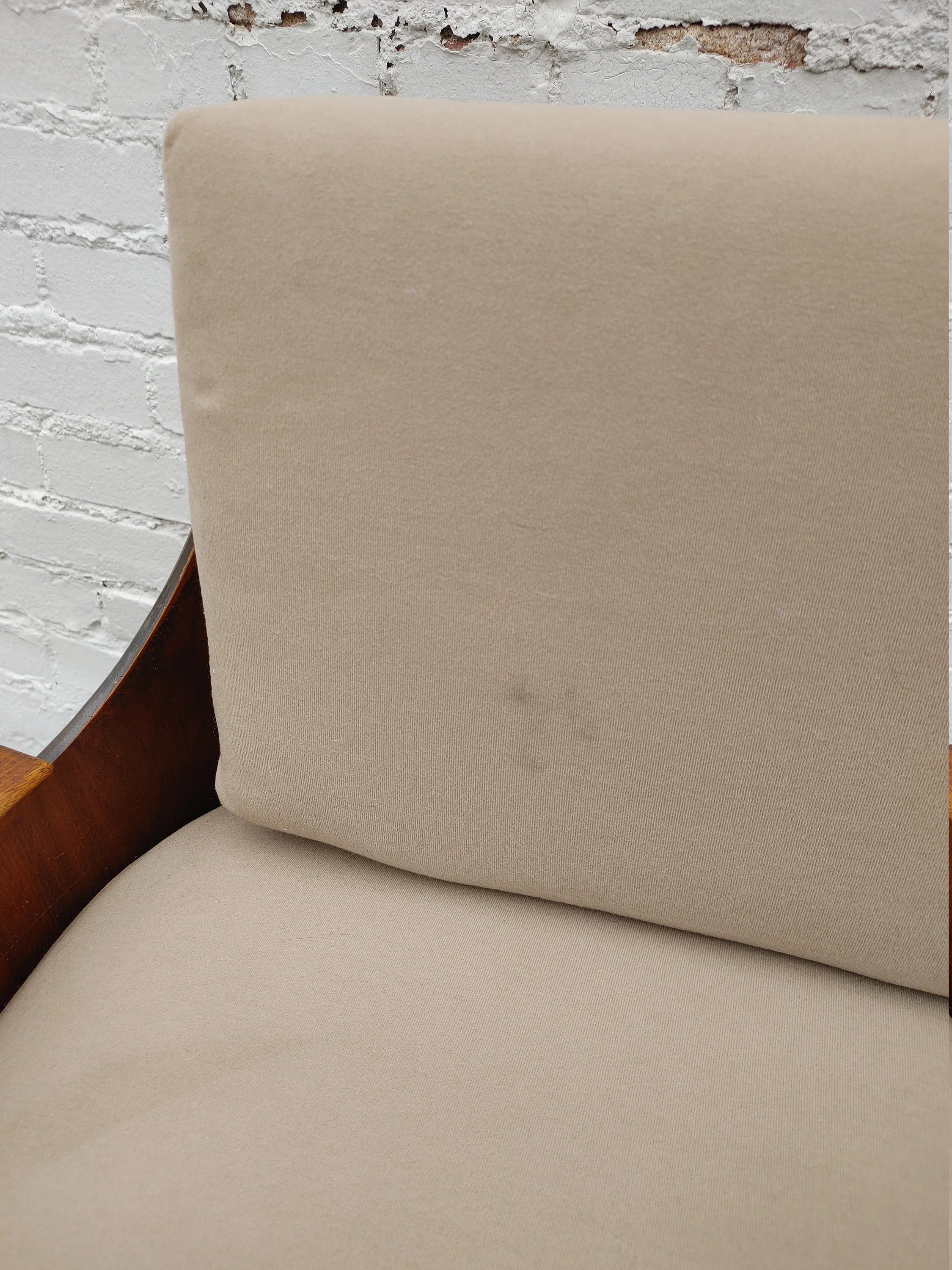 Mid Century Modern Danish Inspired Bentwood Sofa