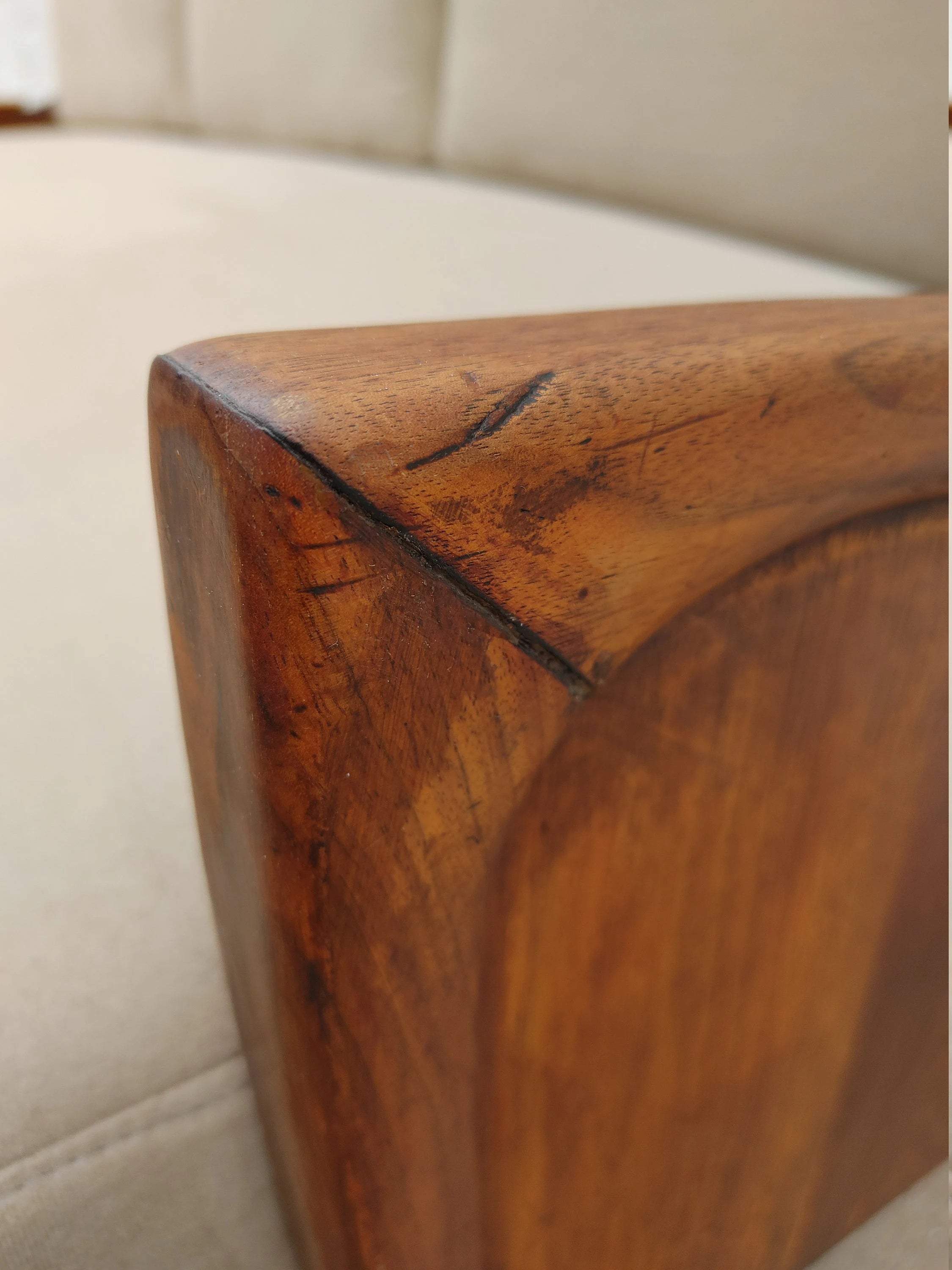 Mid Century Modern Danish Inspired Bentwood Sofa