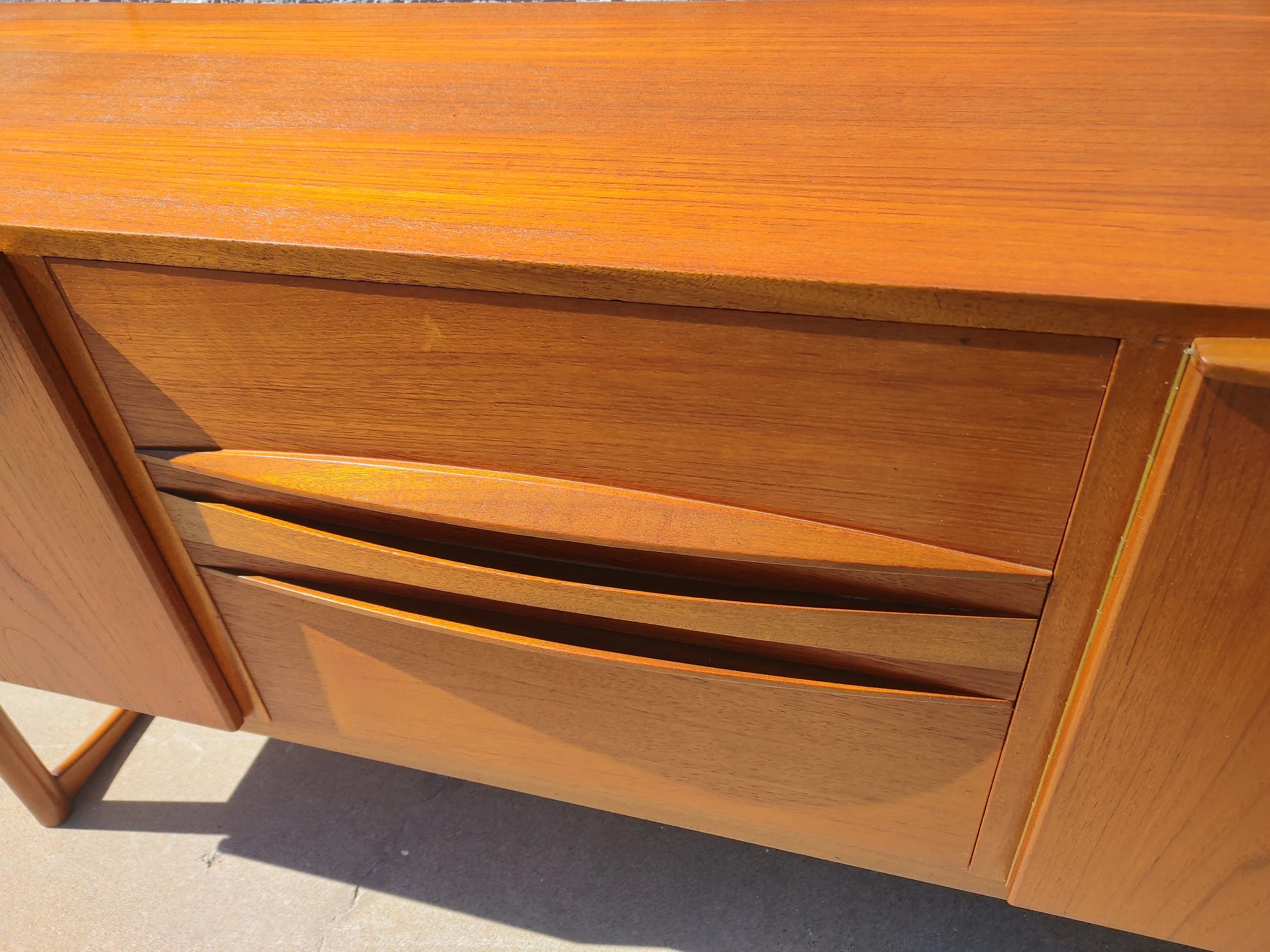 Mid Century Modern Teak Credenza by McIntosh