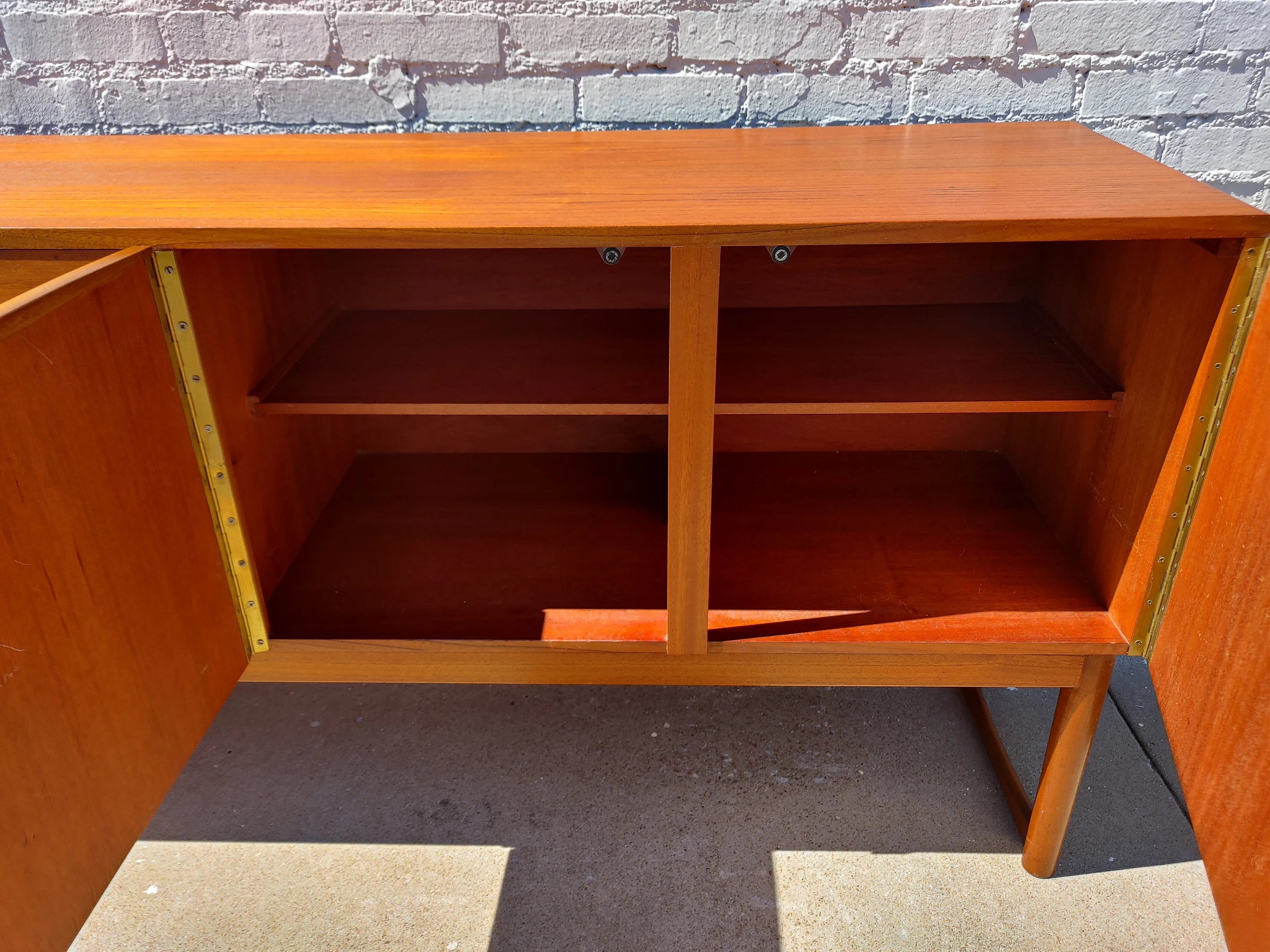 Mid Century Modern Danish Inspired Teak Credenza