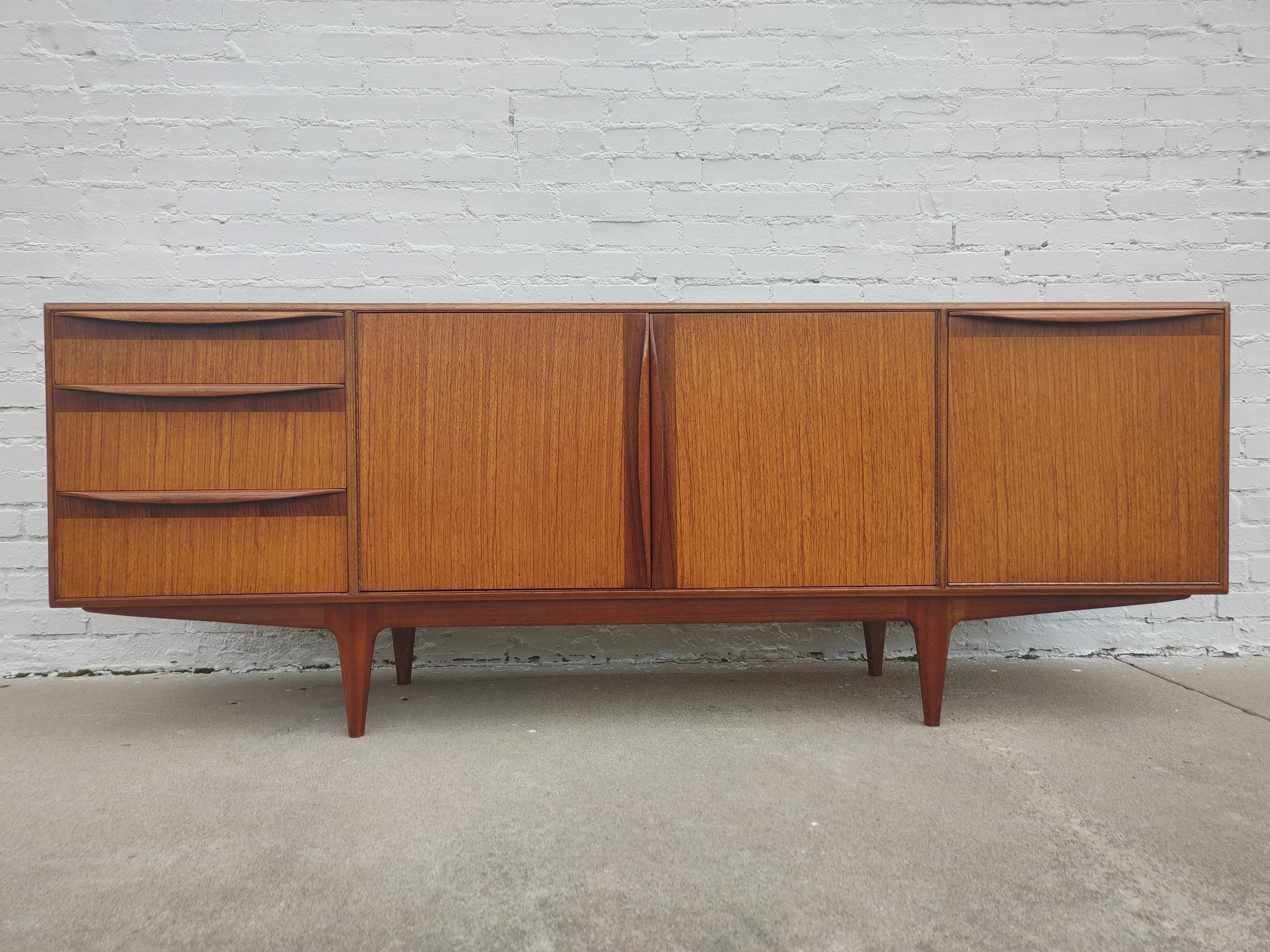 Mid Century Modern Teak Credenza by McIntosh