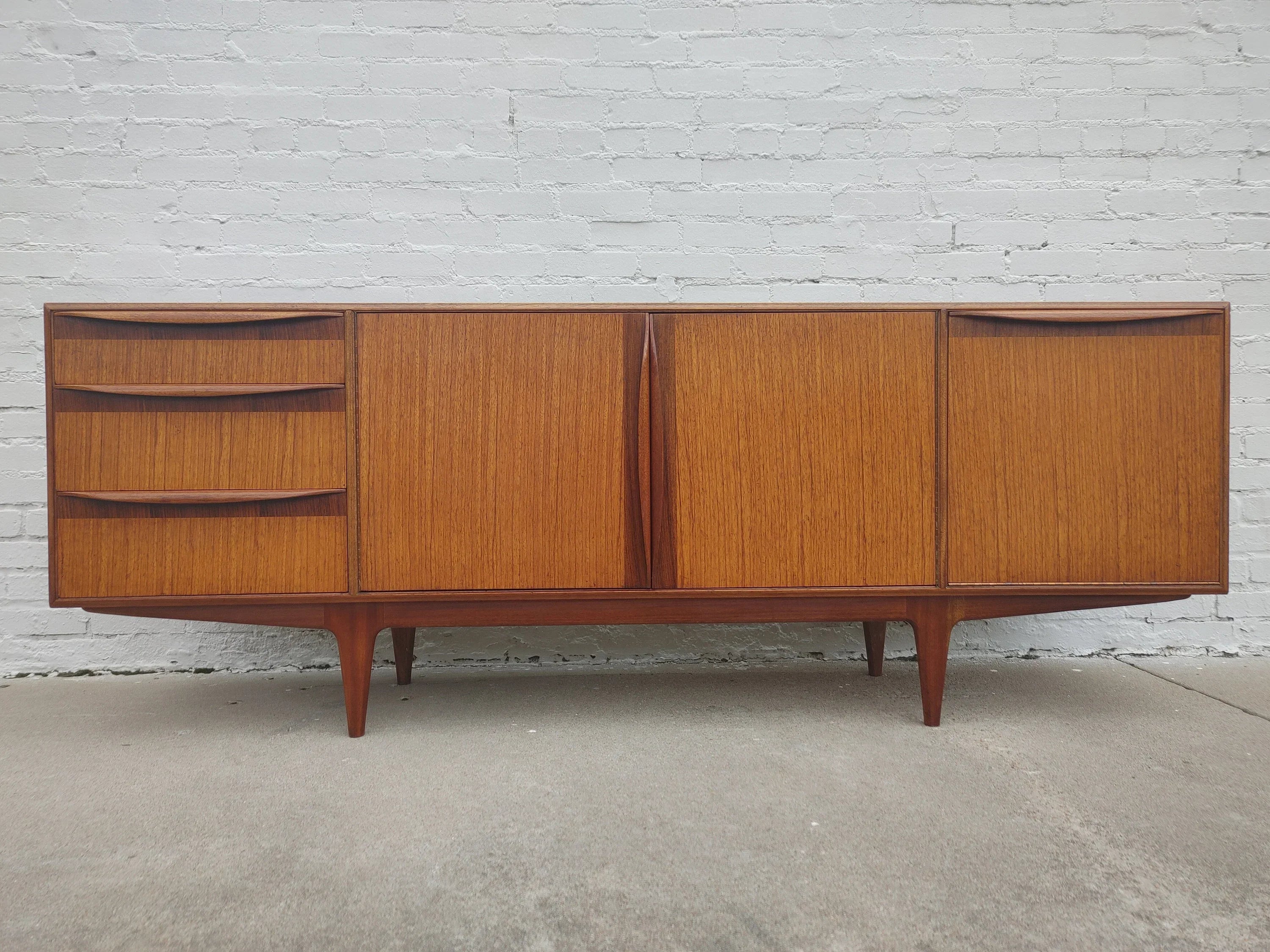 Mid Century Modern Teak Credenza by McIntosh