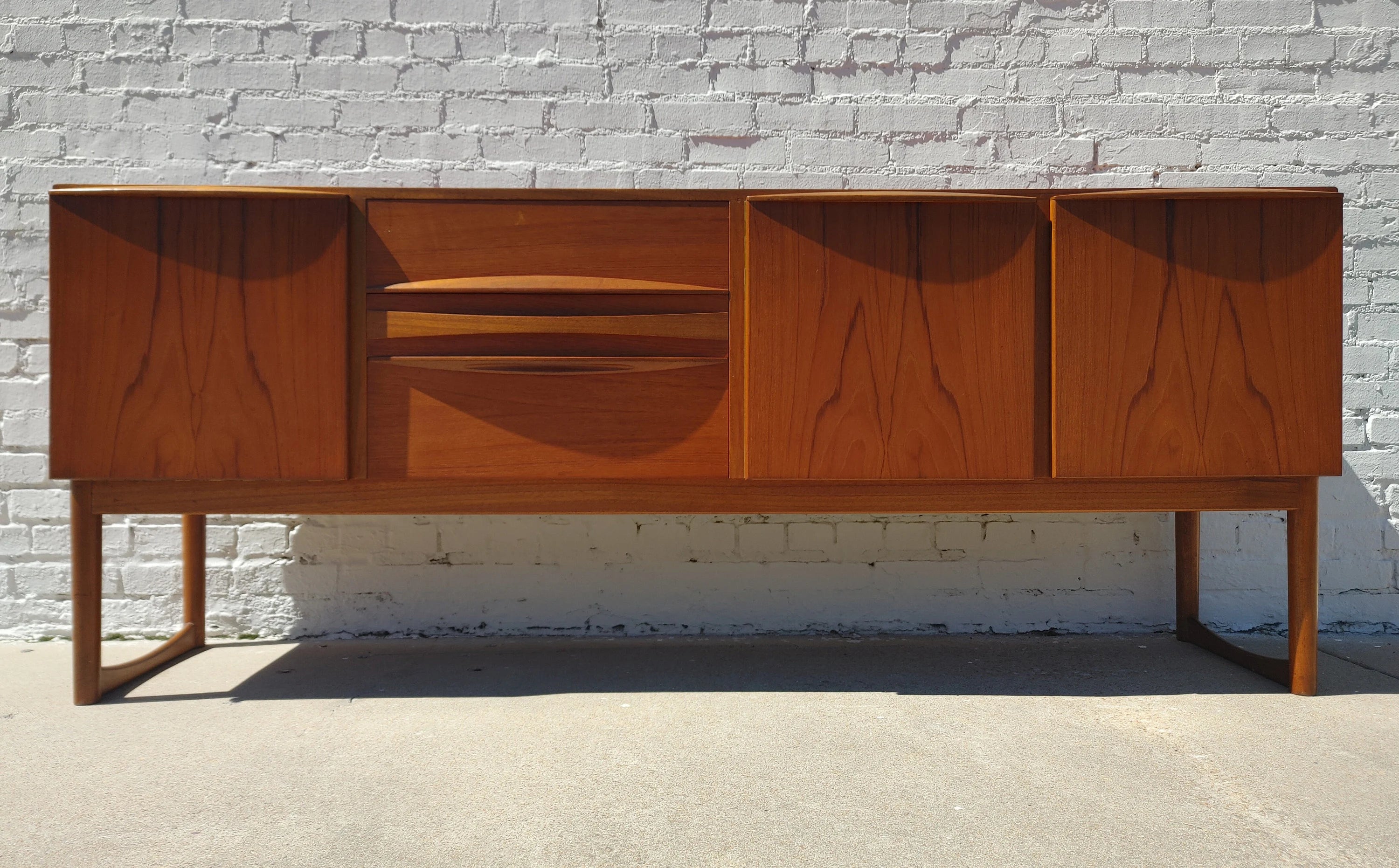 Mid Century Modern Teak Credenza by McIntosh