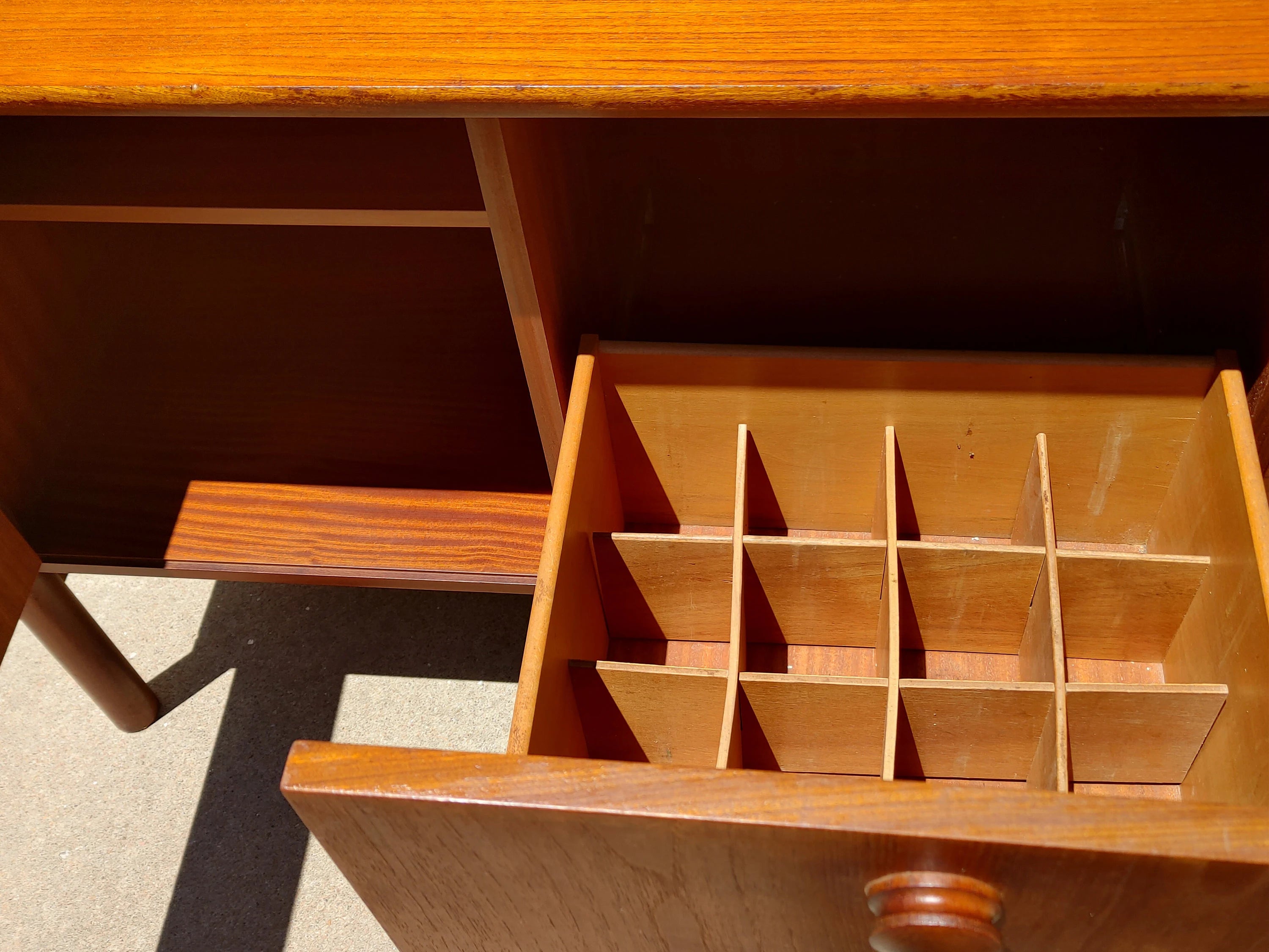 Mid Century Modern Danish Inspired Teak Credenza