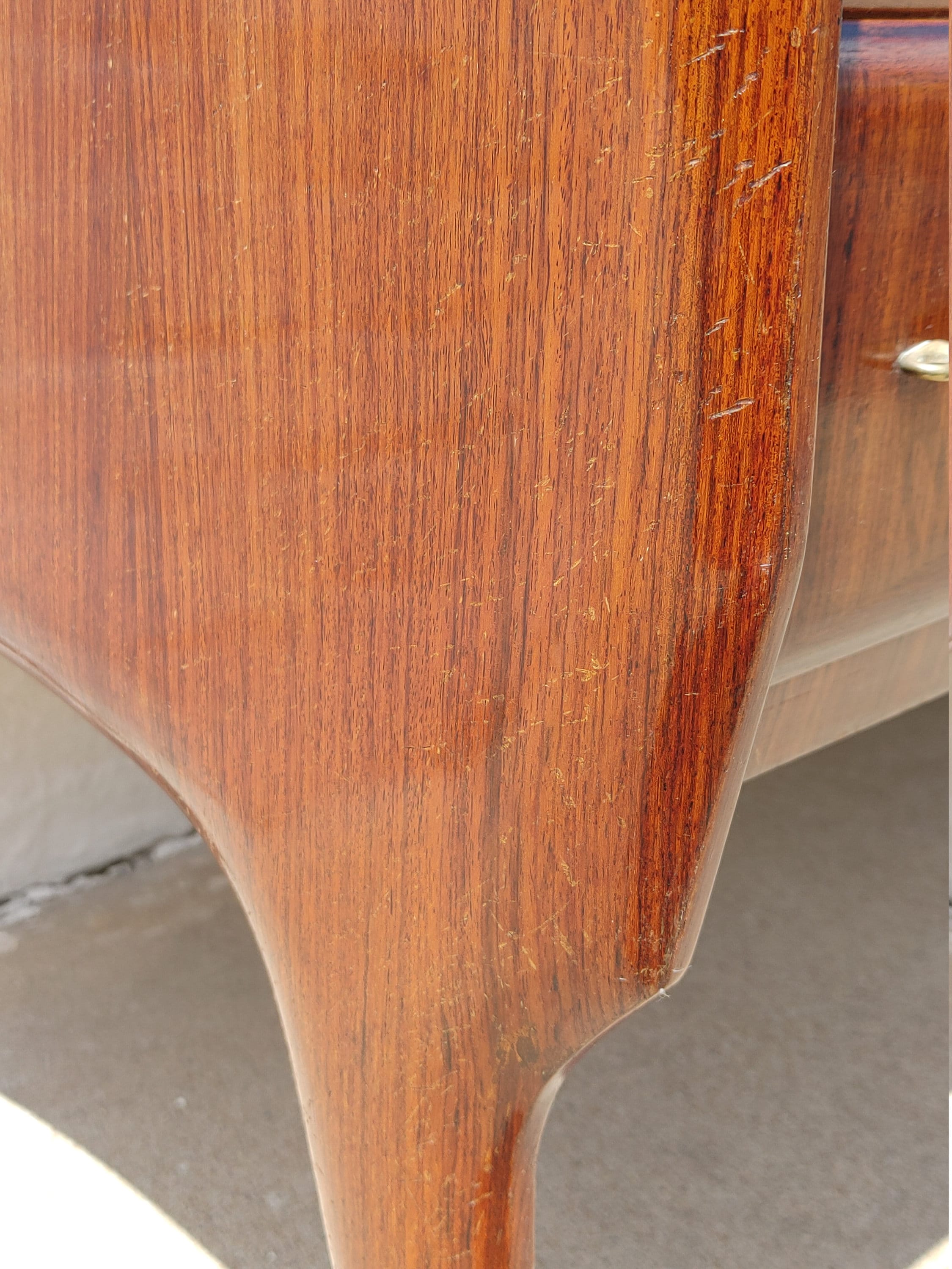 Italian Rosewood Herringbone Pattern Dresser