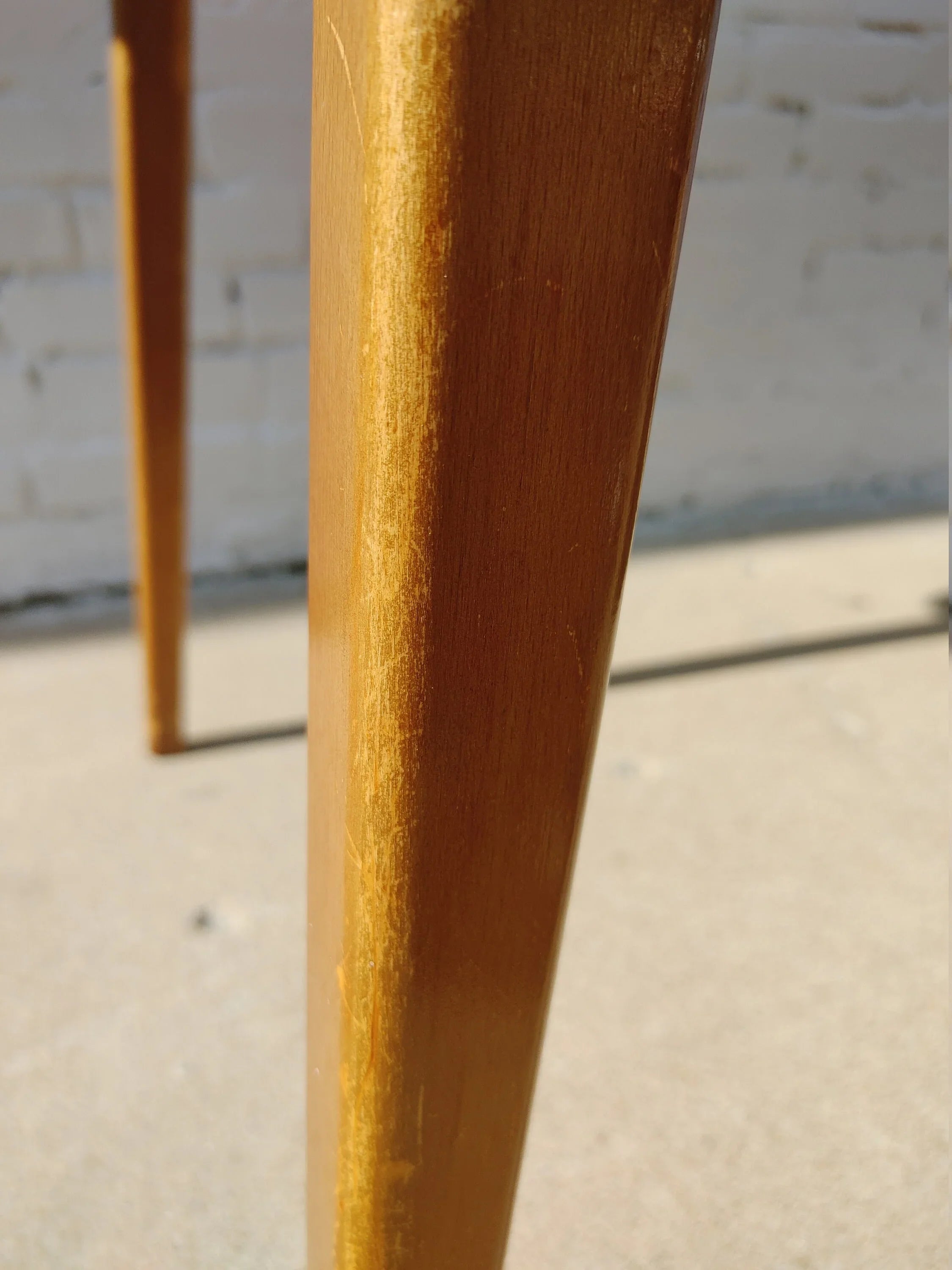 Mid Century Modern Teak Dining Table with Insert