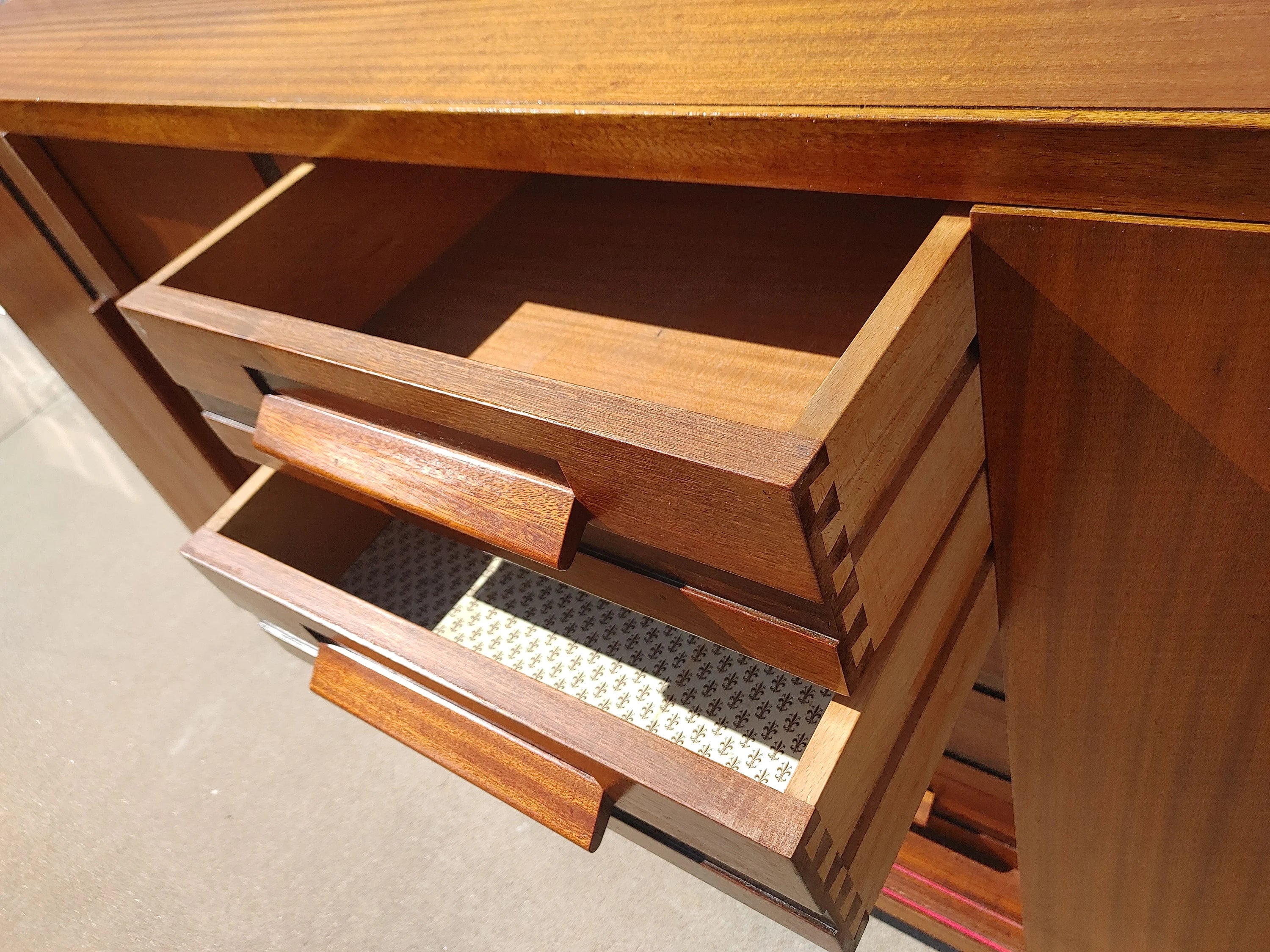 Mid Century Modern Italian Modern Teak Cabinet
