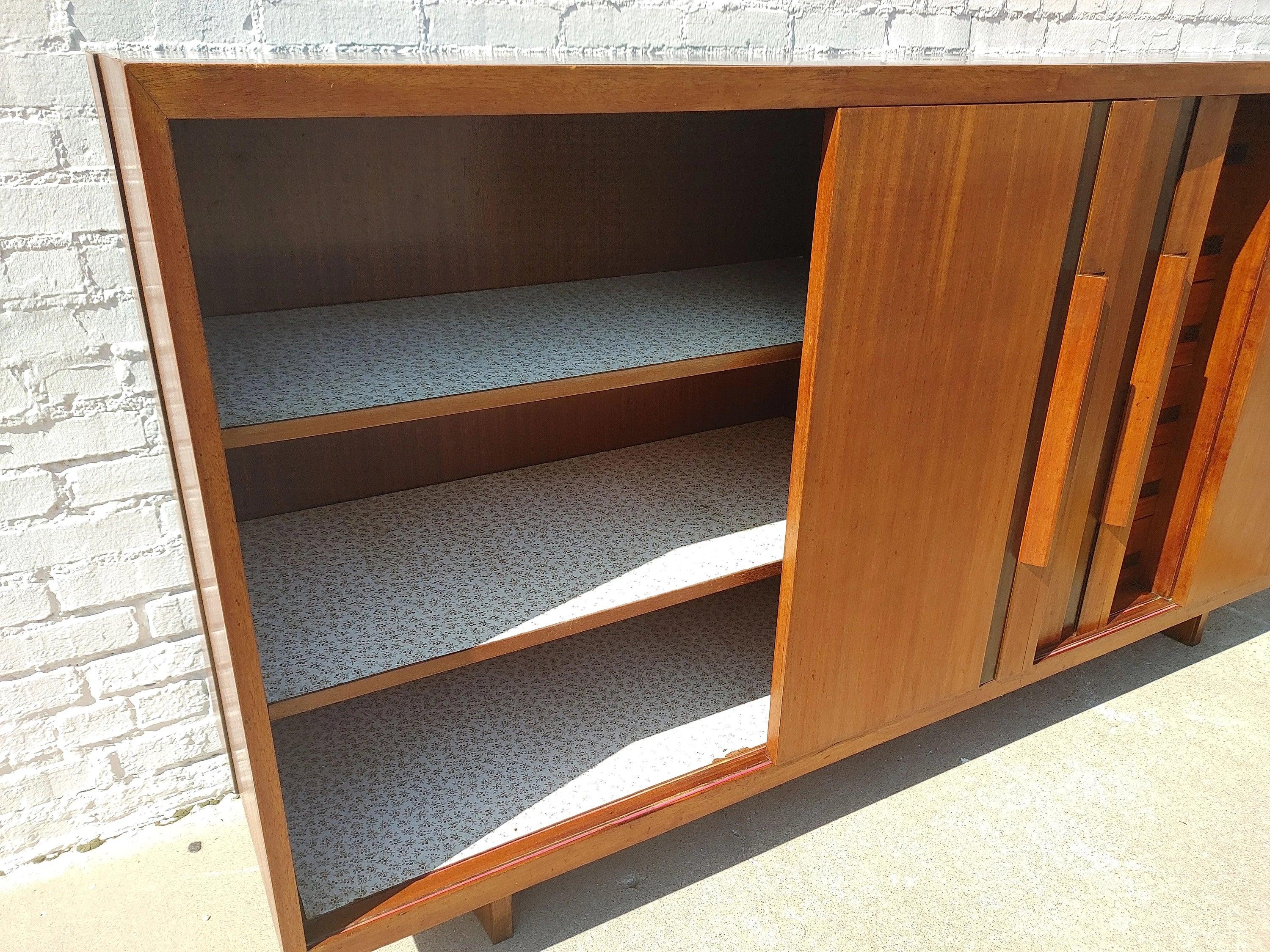 Mid Century Modern Italian Modern Teak Cabinet