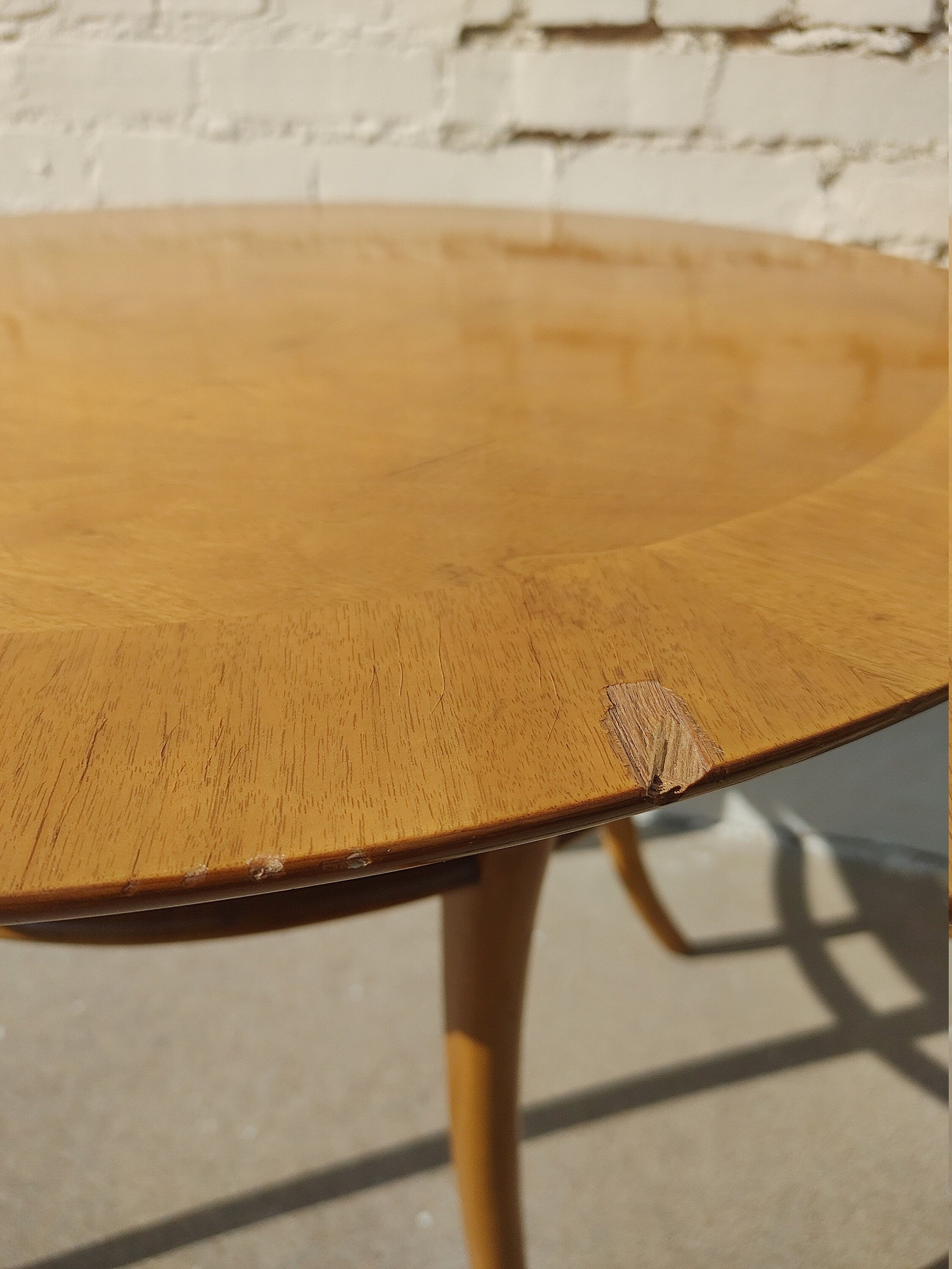 Mid Century Modern Widdicomb Sabre Leg Side Table