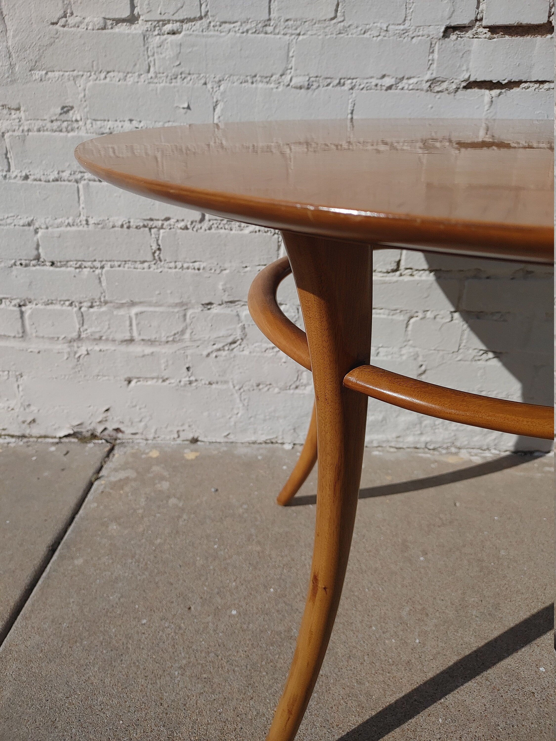 Mid Century Modern Widdicomb Sabre Leg Side Table