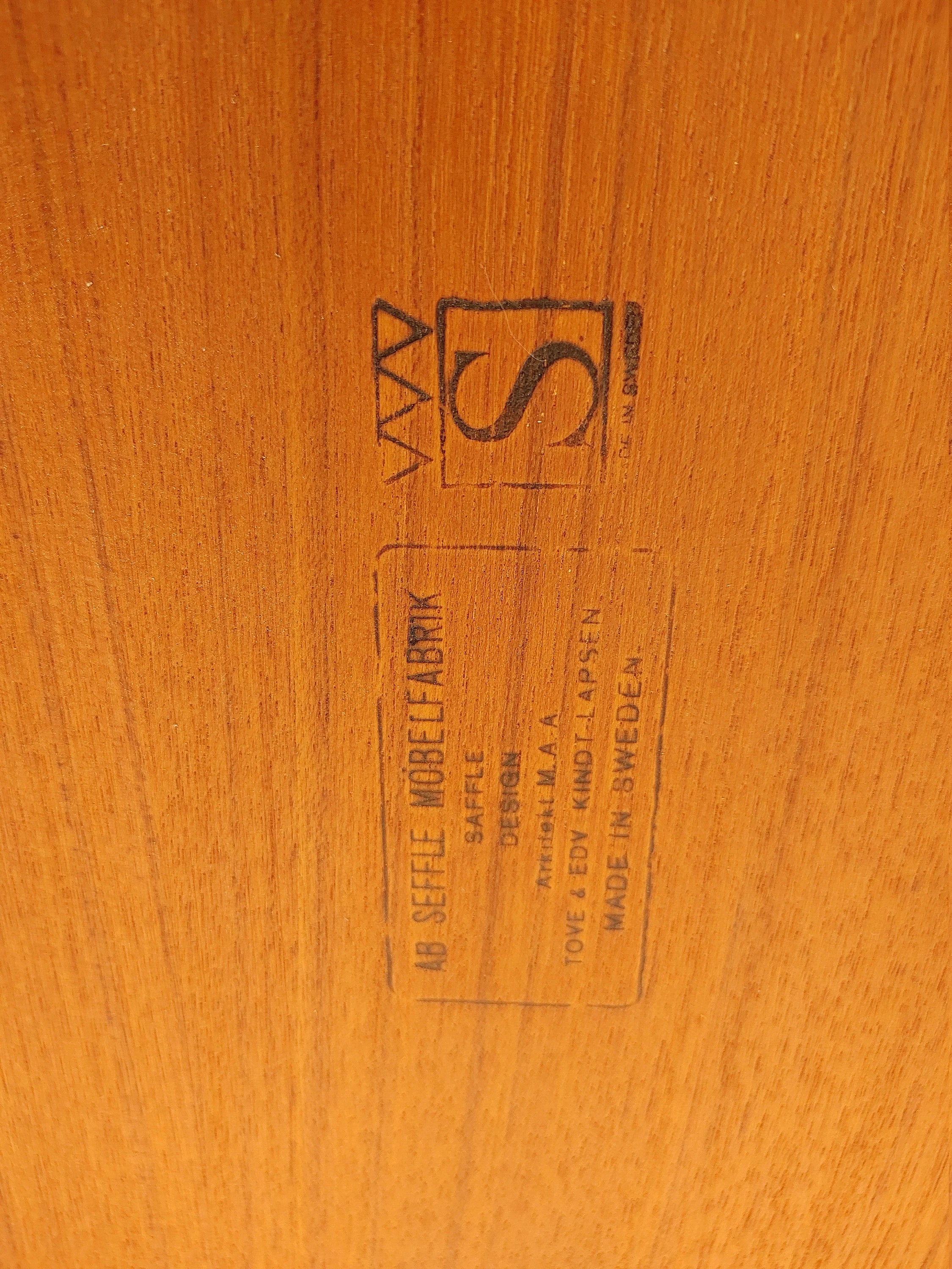 Mid Century Danish Modern Solid Teak Coffee Table by Seffle