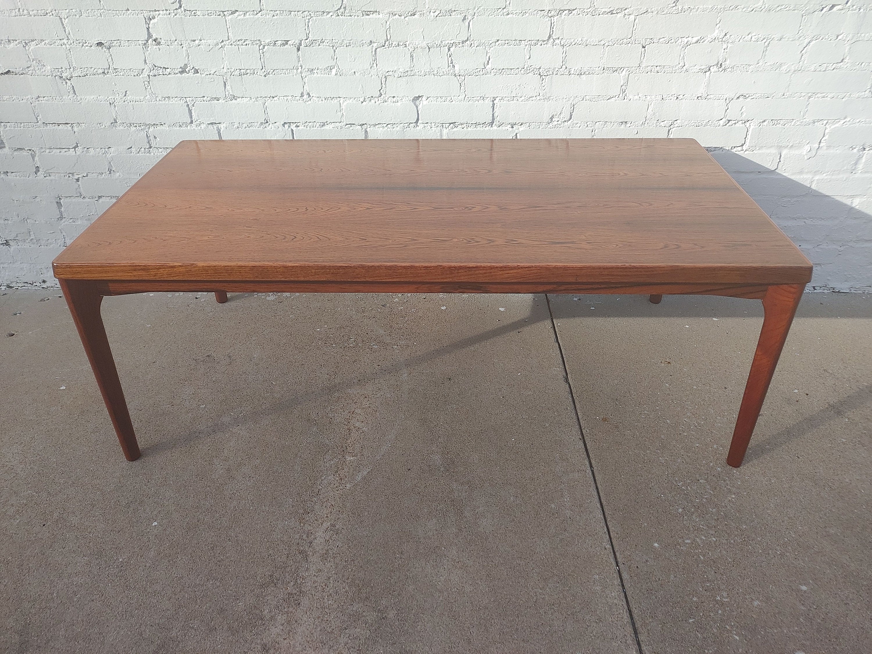 Mid Century Danish Modern Teak Coffee Table by Velje Stole